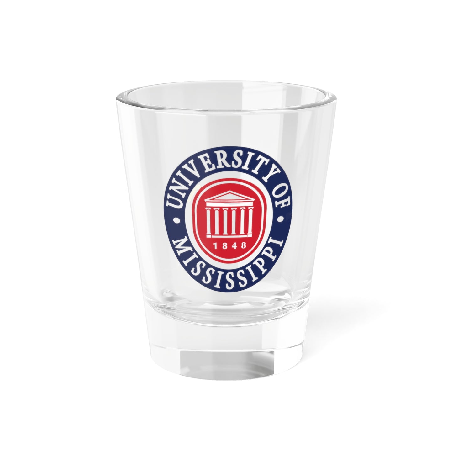 University of Mississippi Shot Glass, 1.5oz