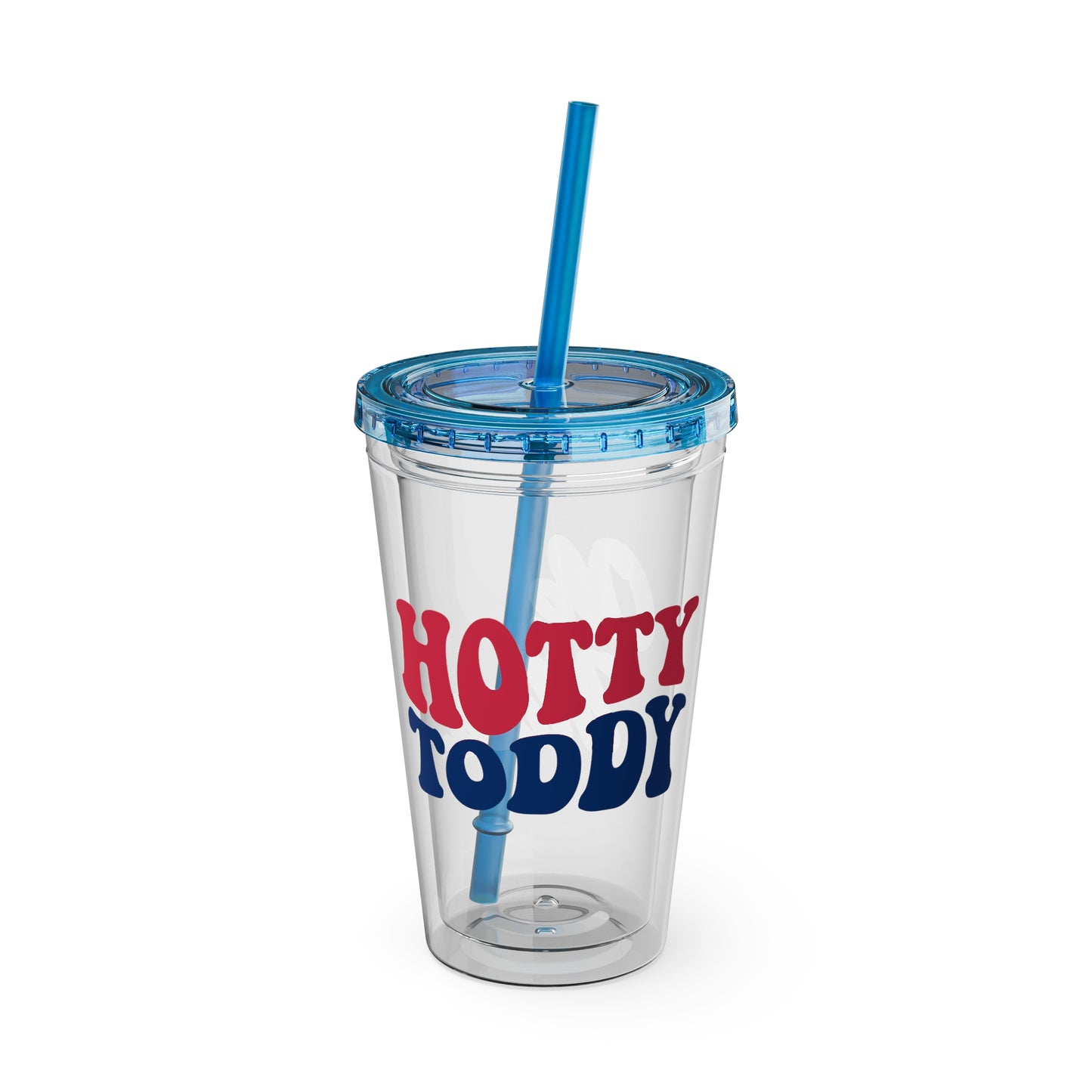 Ole Miss/Hotty Toddy Sunsplash Tumbler with Straw, 16oz