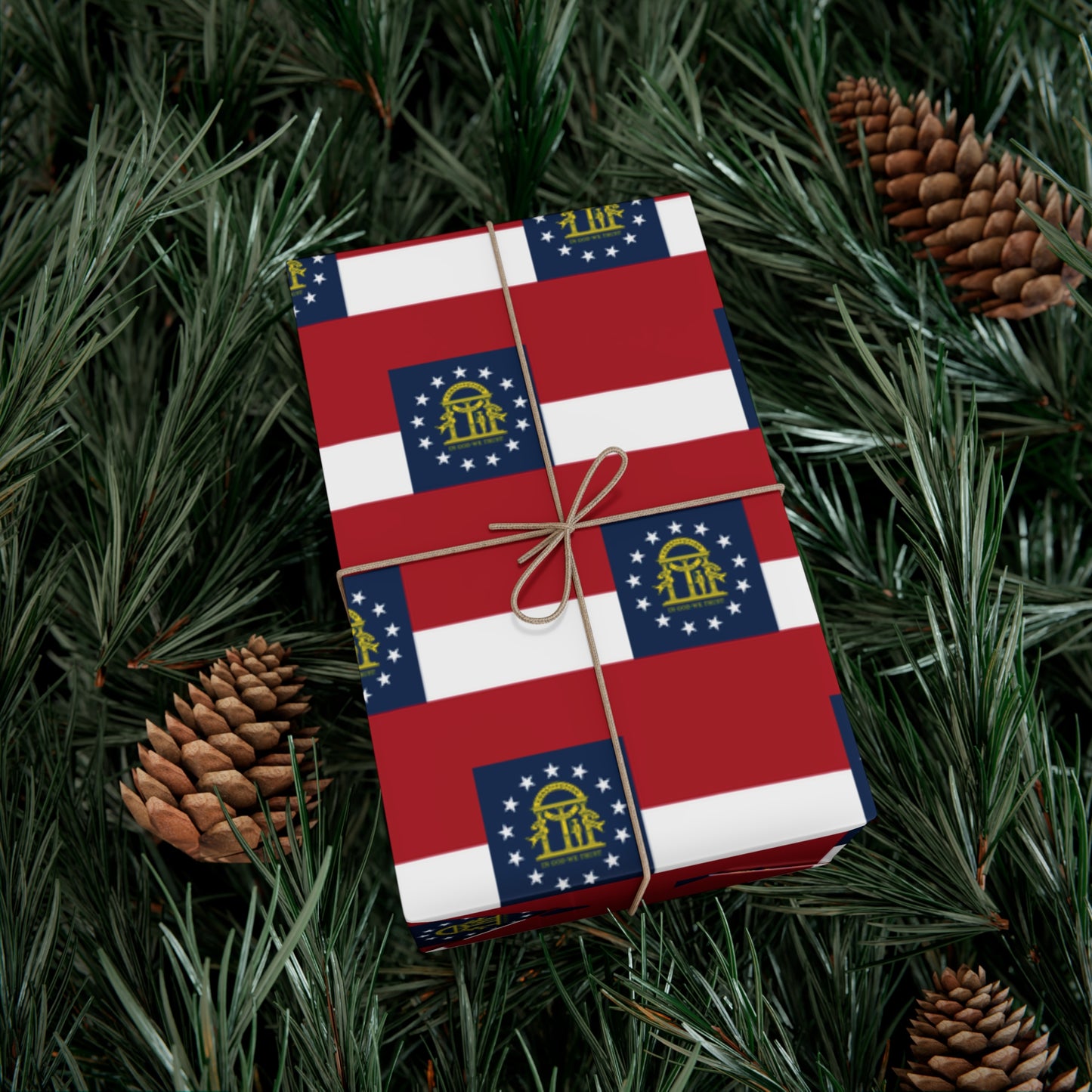 Georgia Flag Gift Wrap Papers
