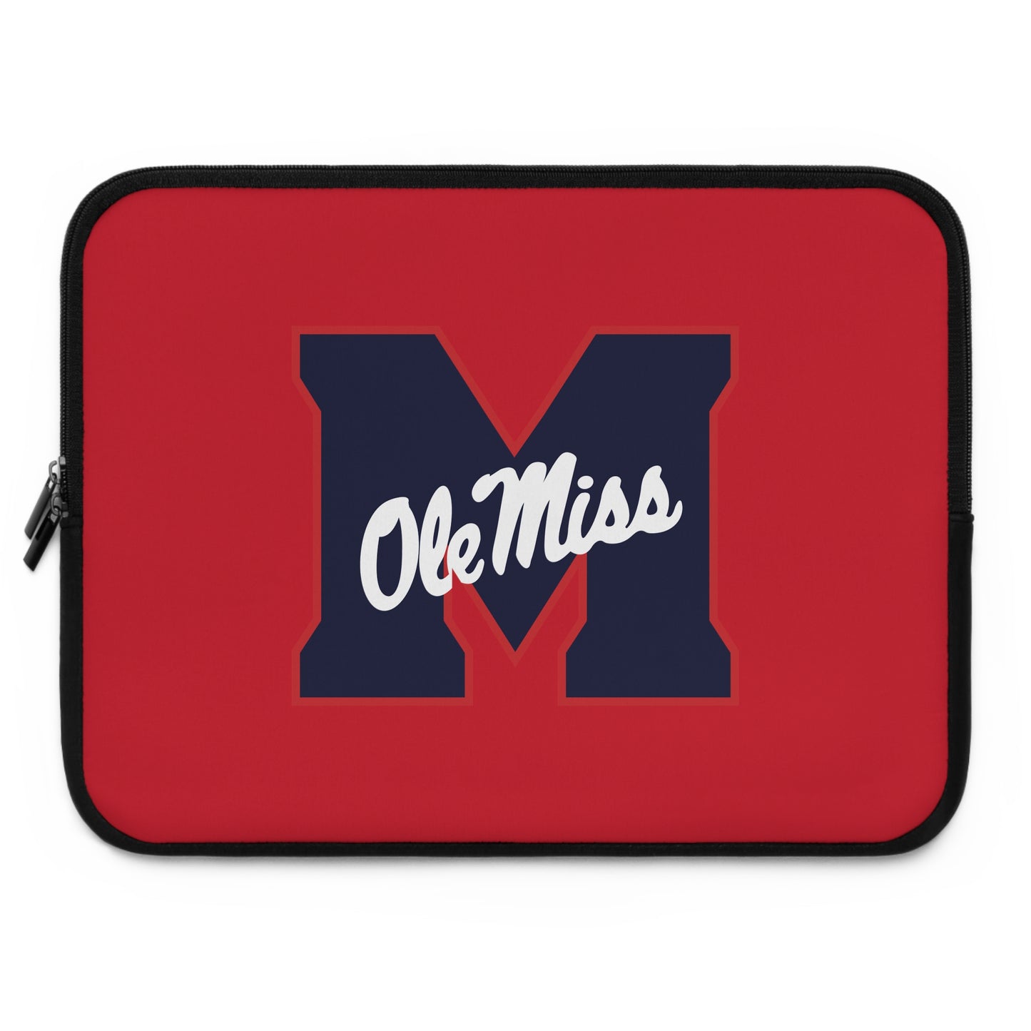 Ole Miss "M" Laptop Sleeve Red