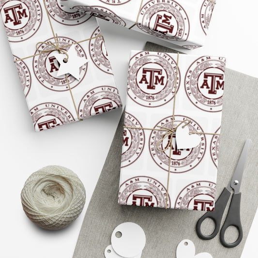Texas A&M Seal Gift Wrap Papers