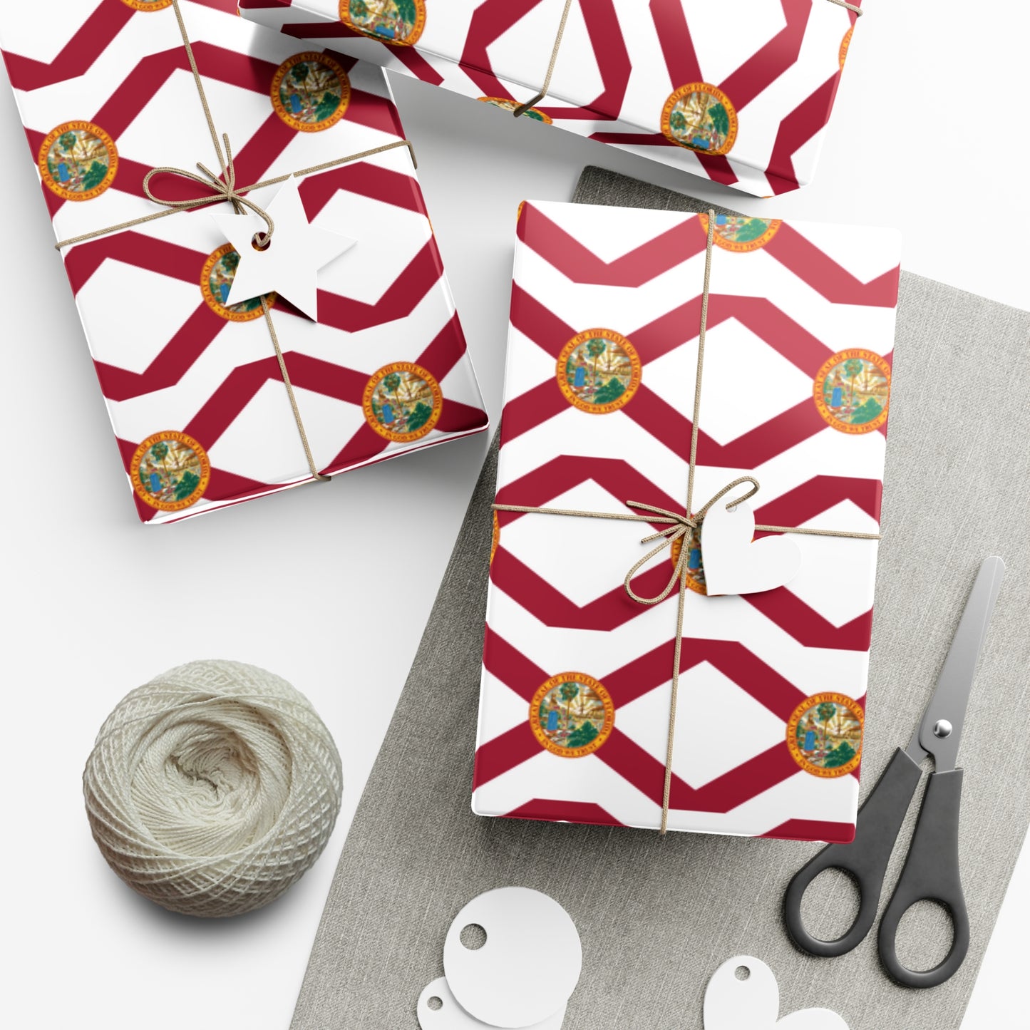 Florida Flag Gift Wrap Papers