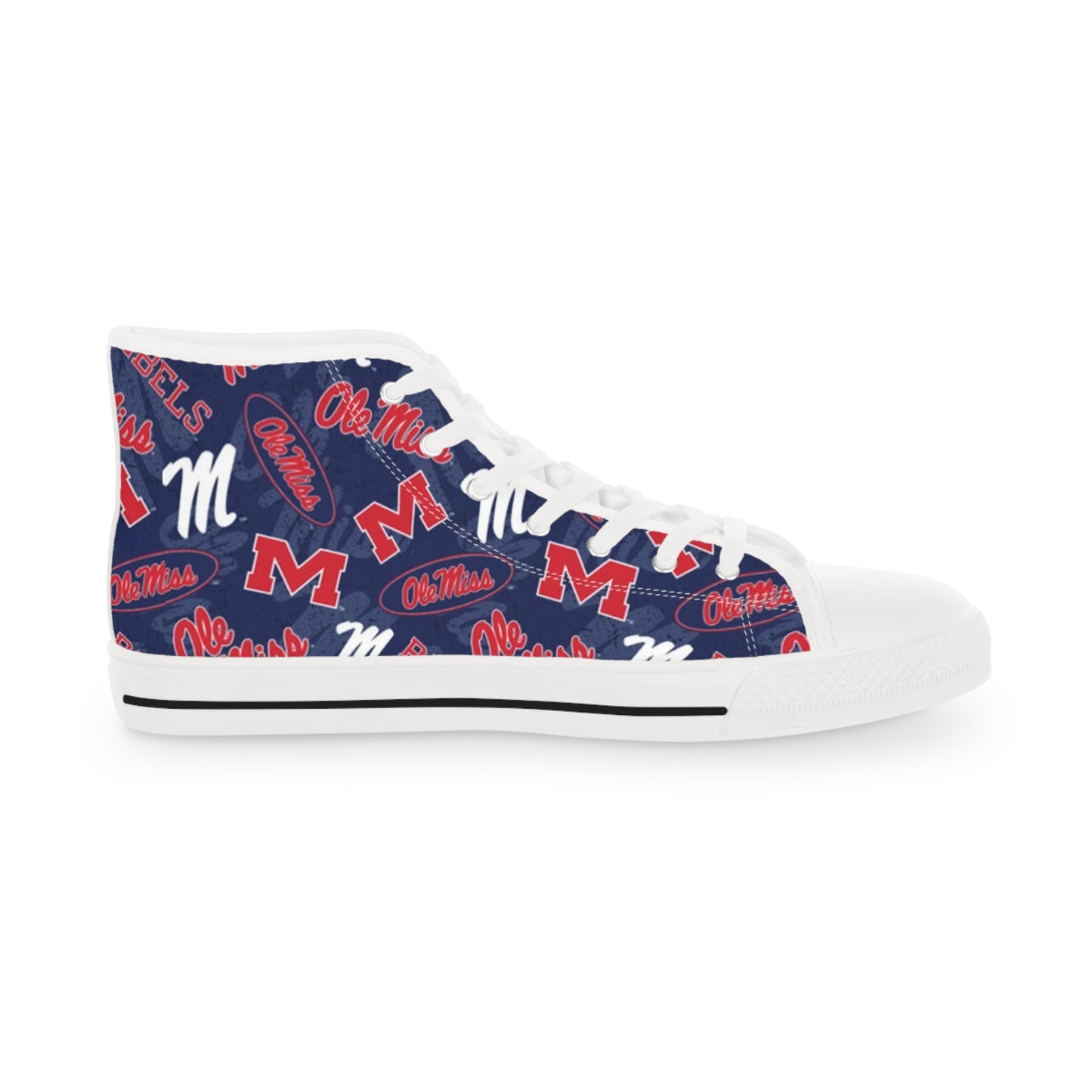 Ole Miss Men's High Top Sneakers