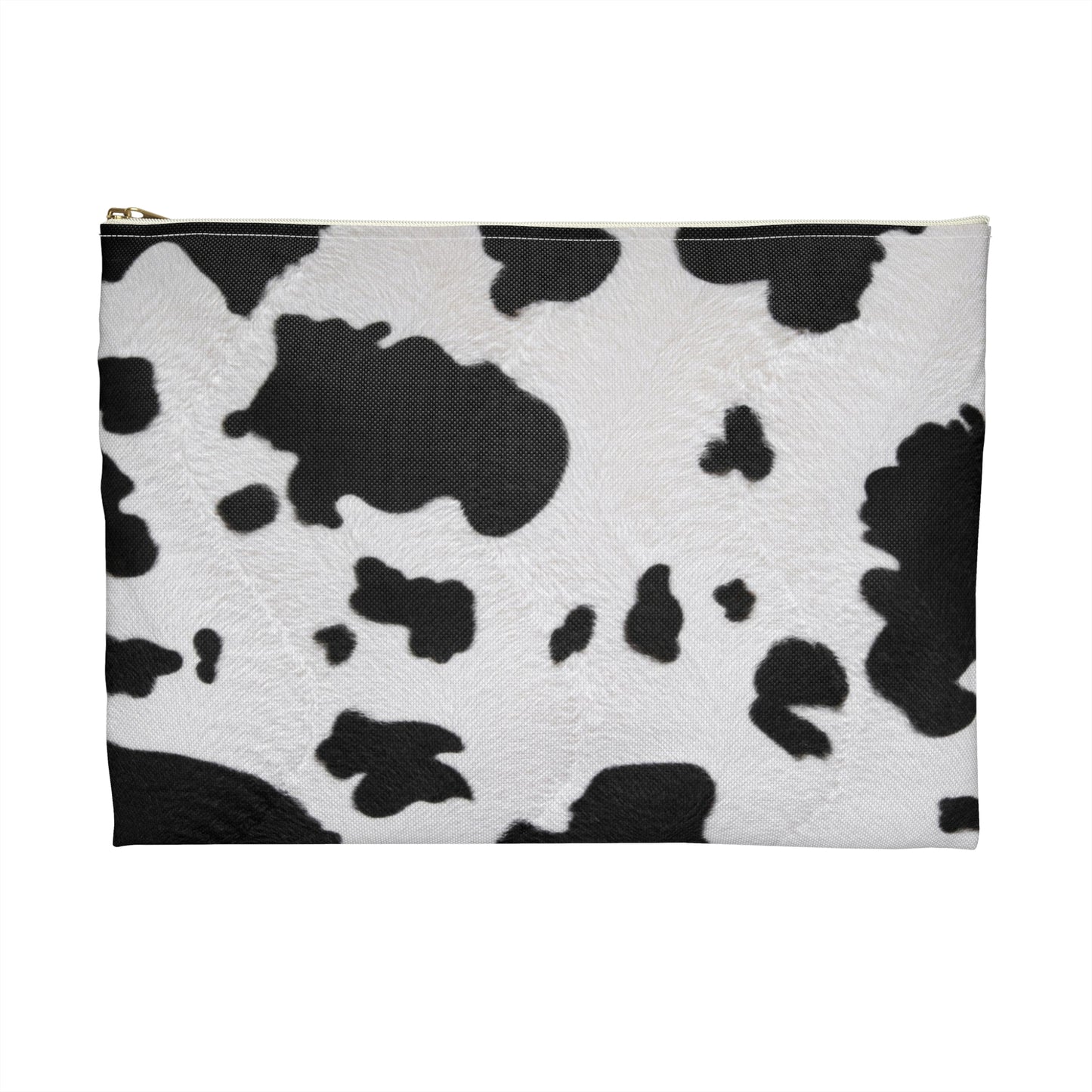 Cow Print Accessory Pouch