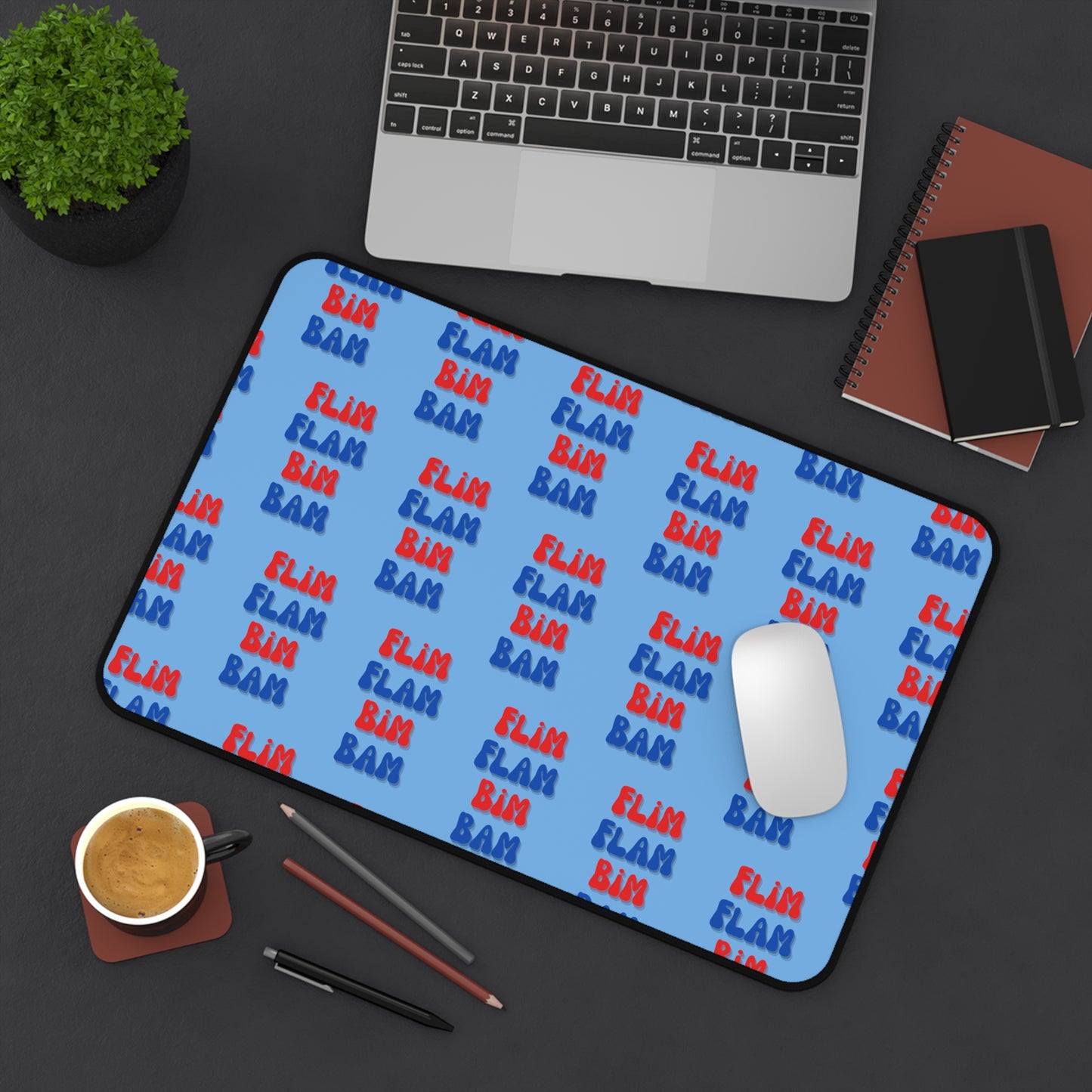 Flim Flam Bim Bam Desk Mat