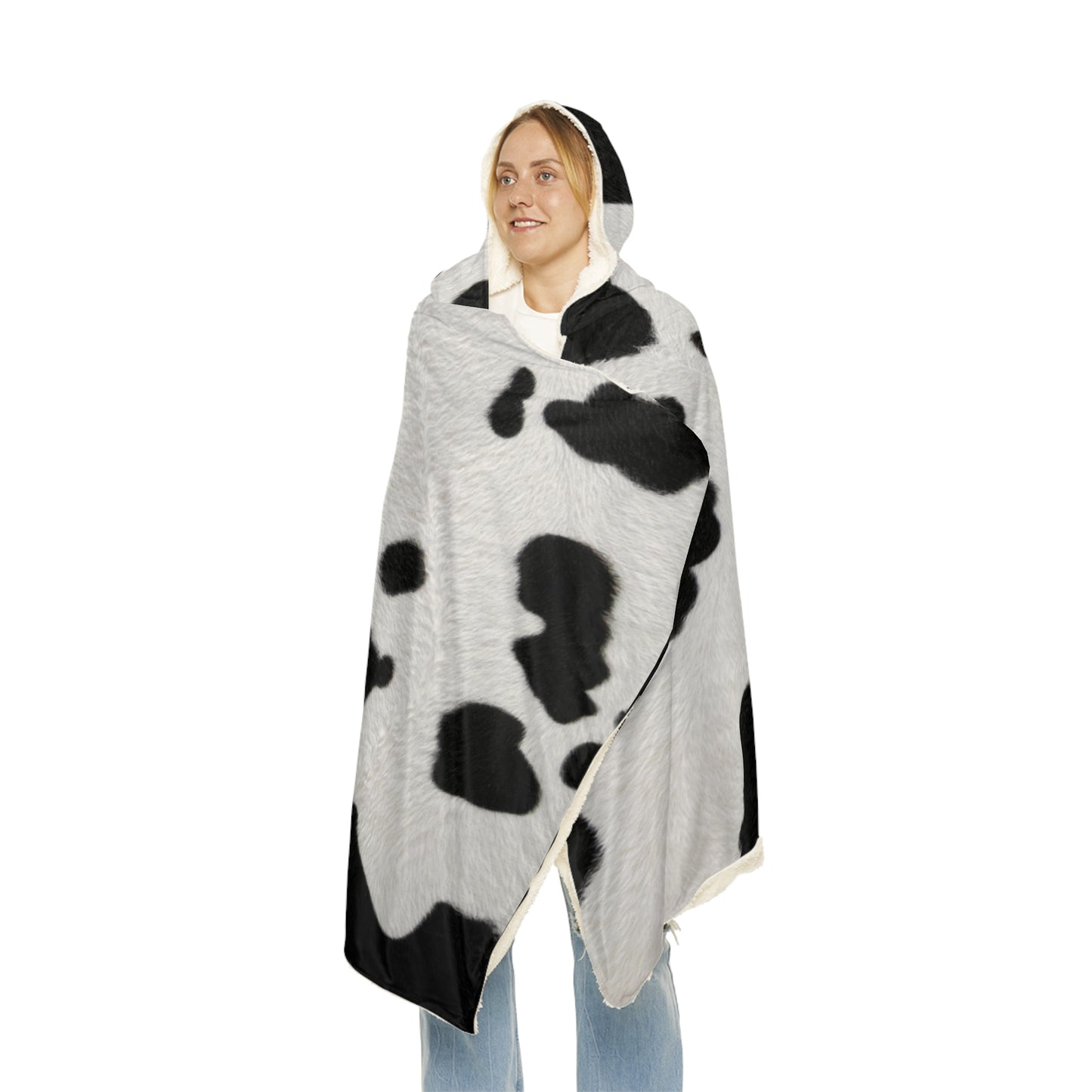 Cow Print Snuggle Blanket