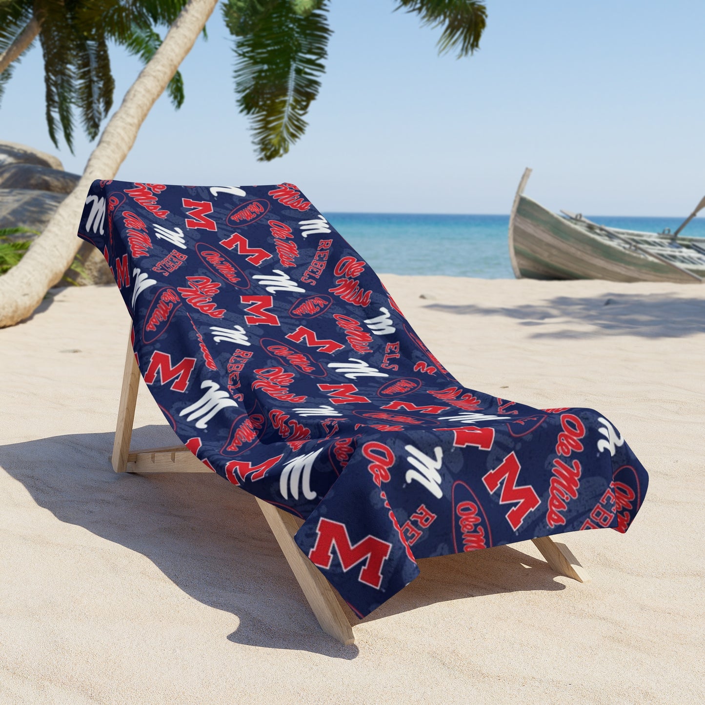 Ole Miss Beach Towel