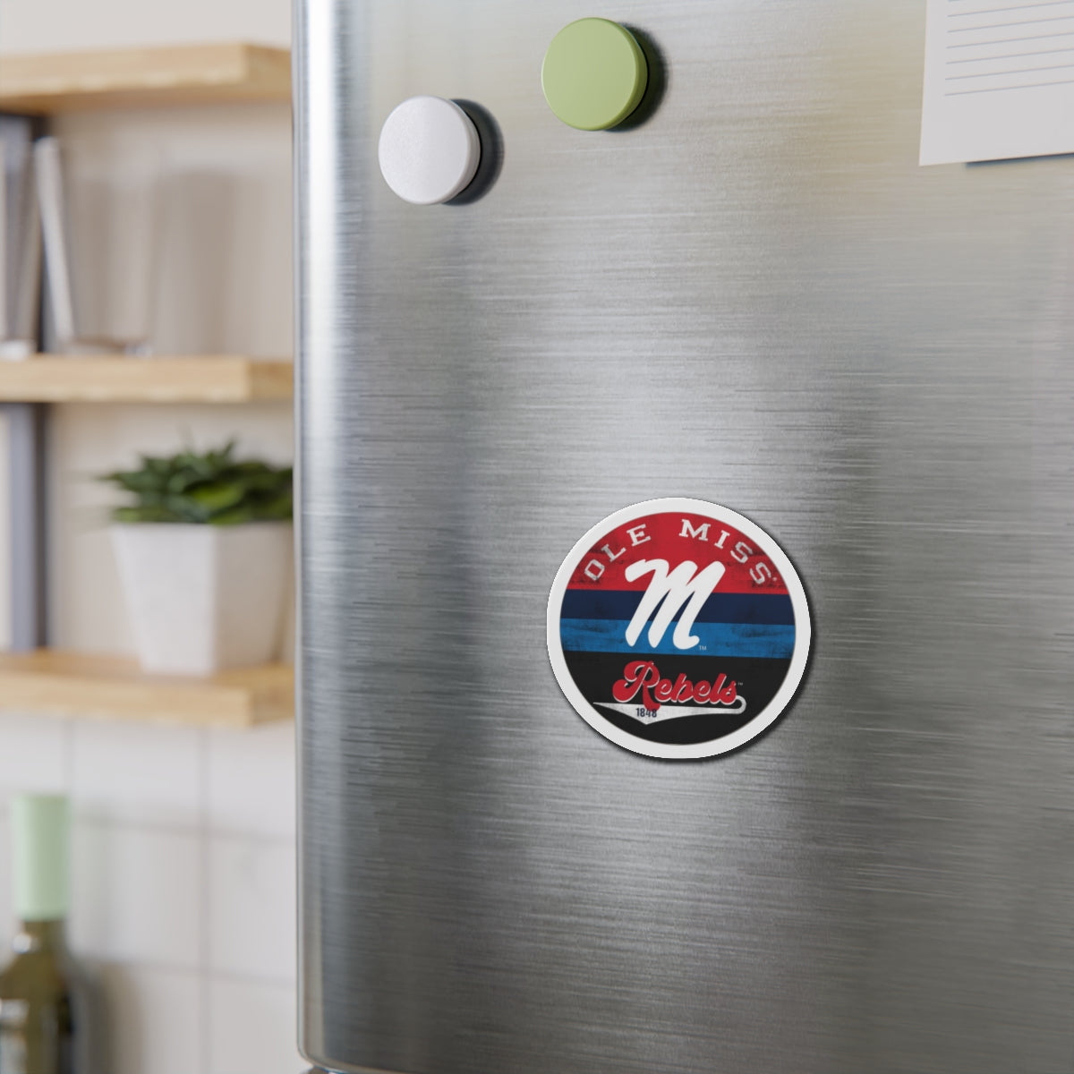 Ole Miss "M" Rebels 1848 Die-Cut Magnets