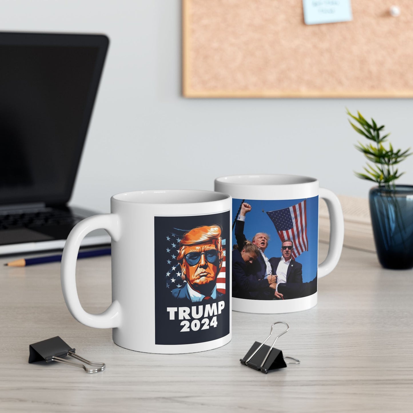 Hero Trump 2024 Ceramic Mug, (11oz, 15oz)