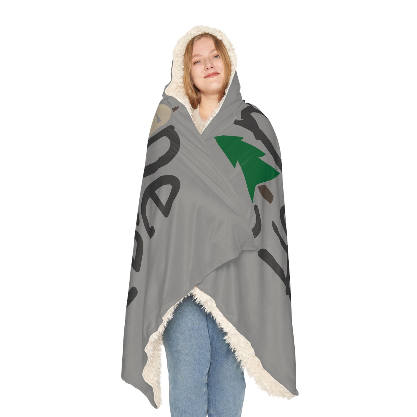 Campfire Hoodie Snuggle Blanket