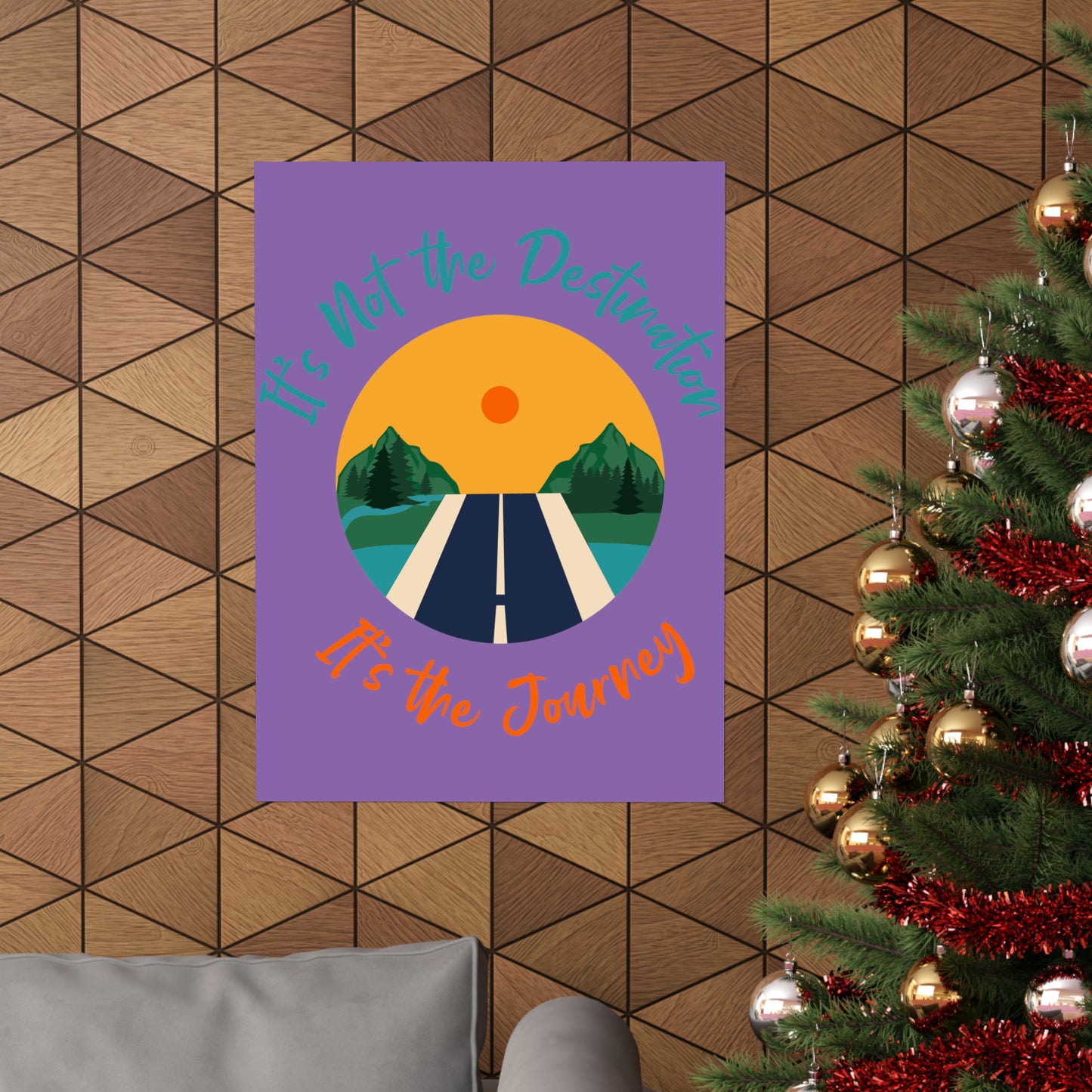 It's not the destination  It's the journey Matte Vertical Posters