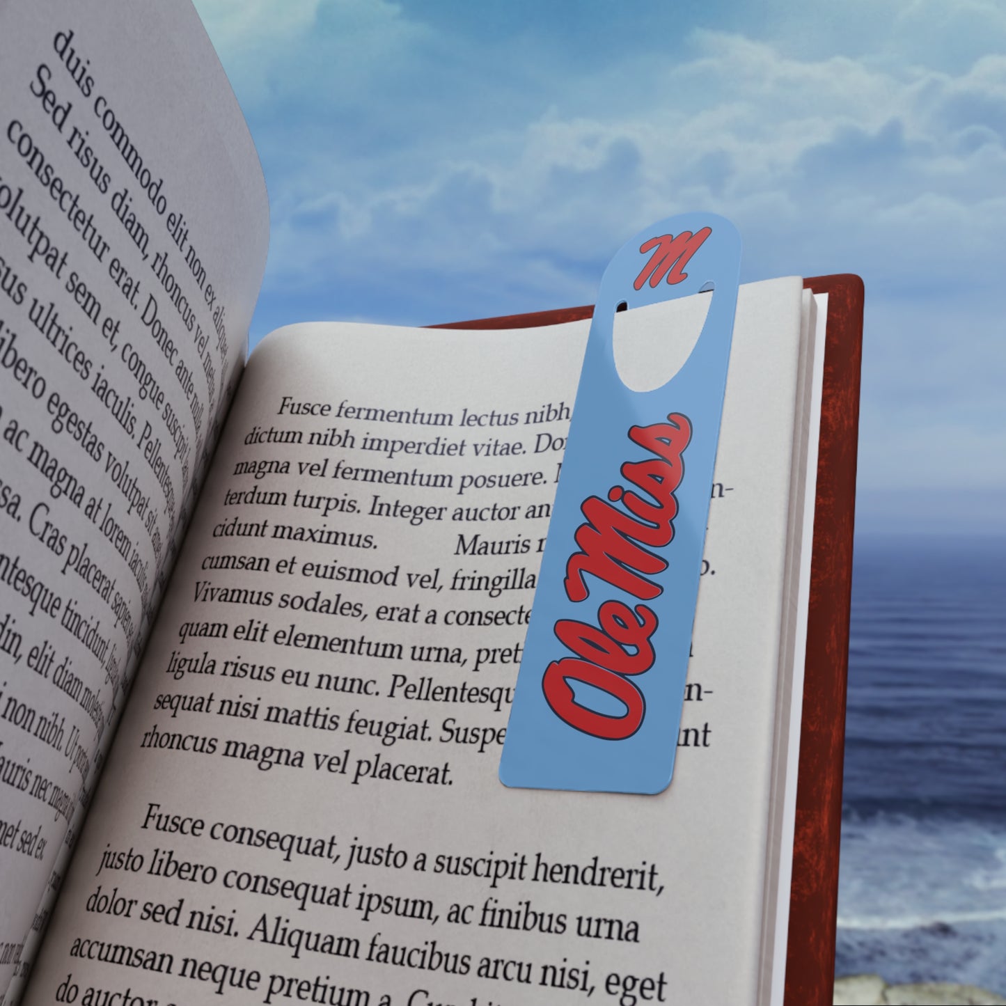 Ole Miss M Bookmark (Blue)