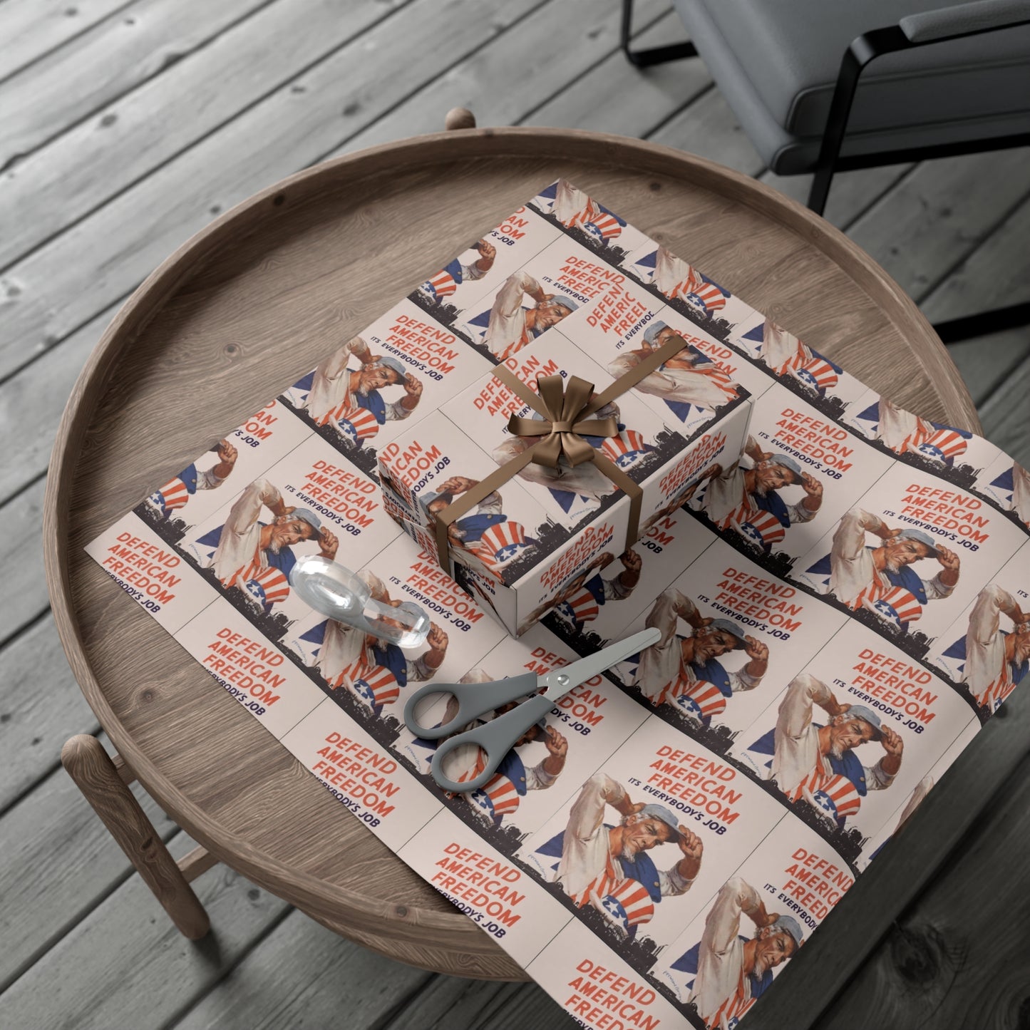 Defending Freedom Gift Wrap Papers