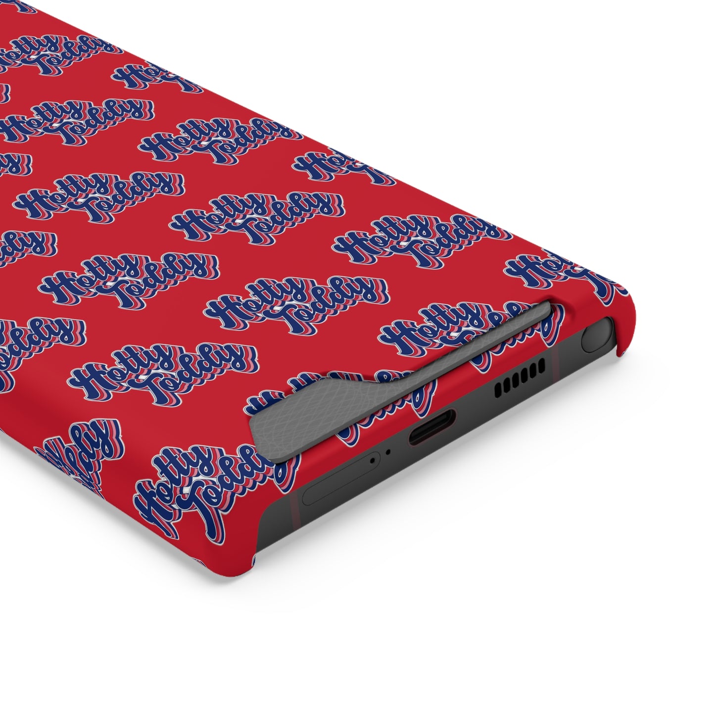 iPhone and Samsung Hotty Toddy (RED) Phone Case With Card Holder