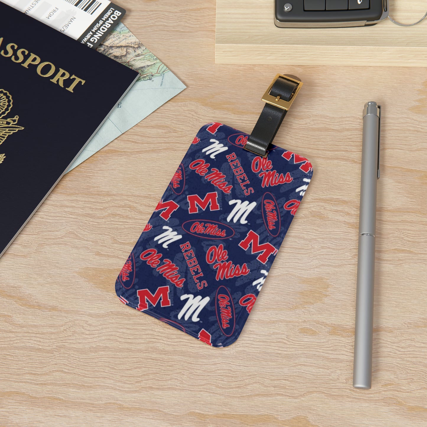 Ole Miss Luggage Tag