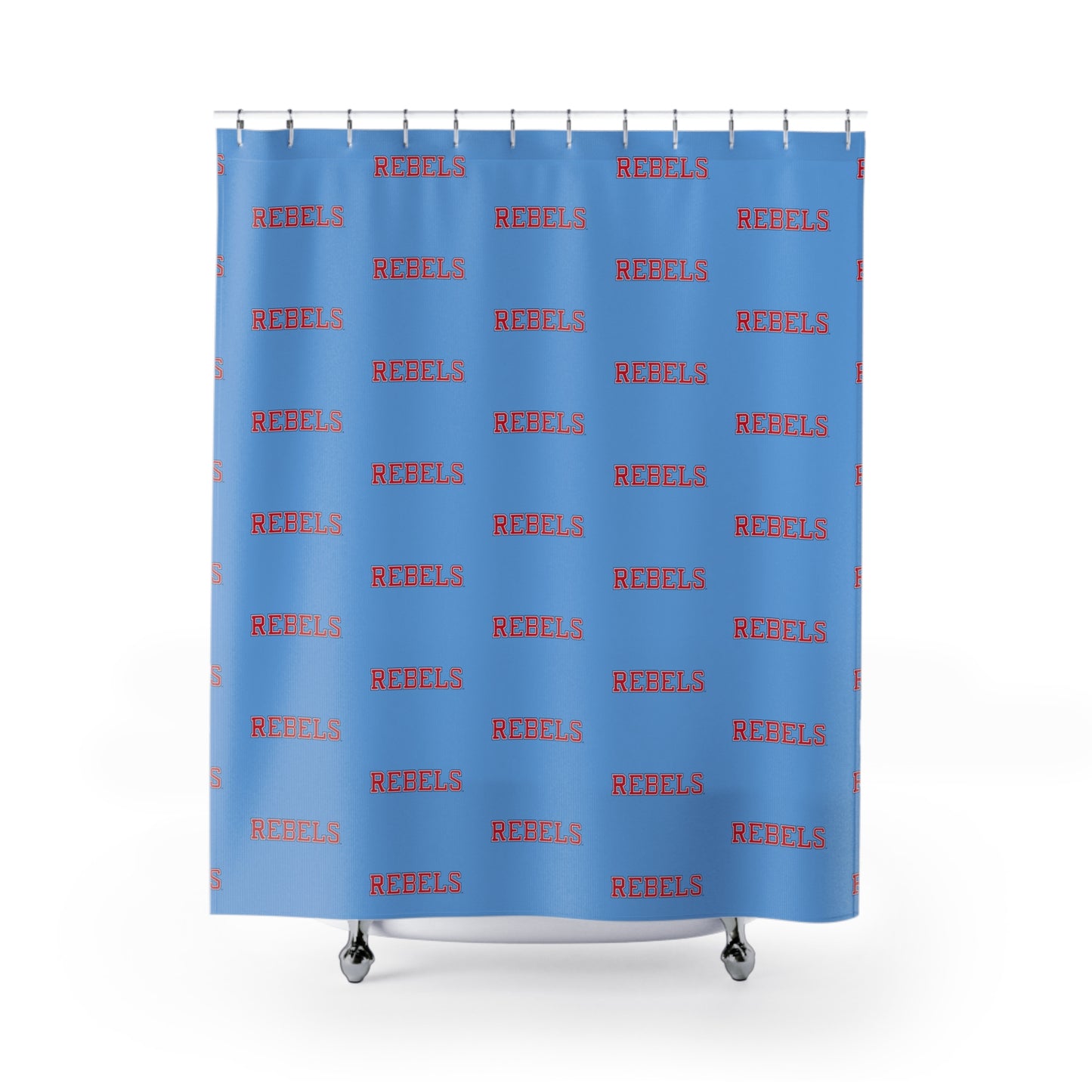 Rebels (Blue) Shower Curtains