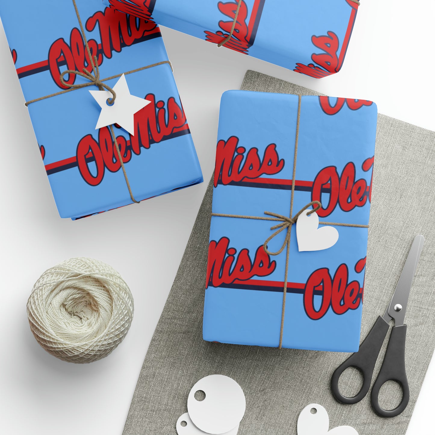 Ole Miss (Blue) Wrapping Paper