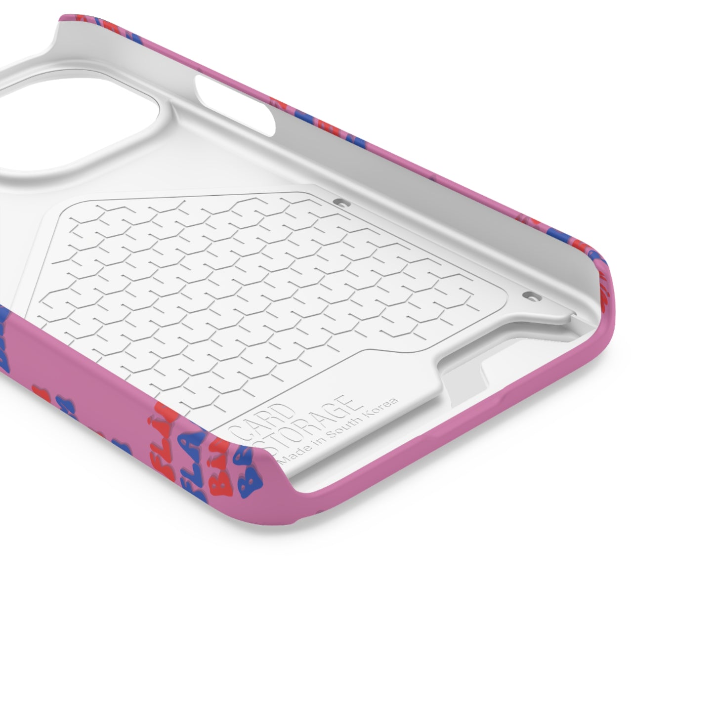 iPhone and Samsung Flim Flam Bim Bam (PINK) Phone Case With Card Holder