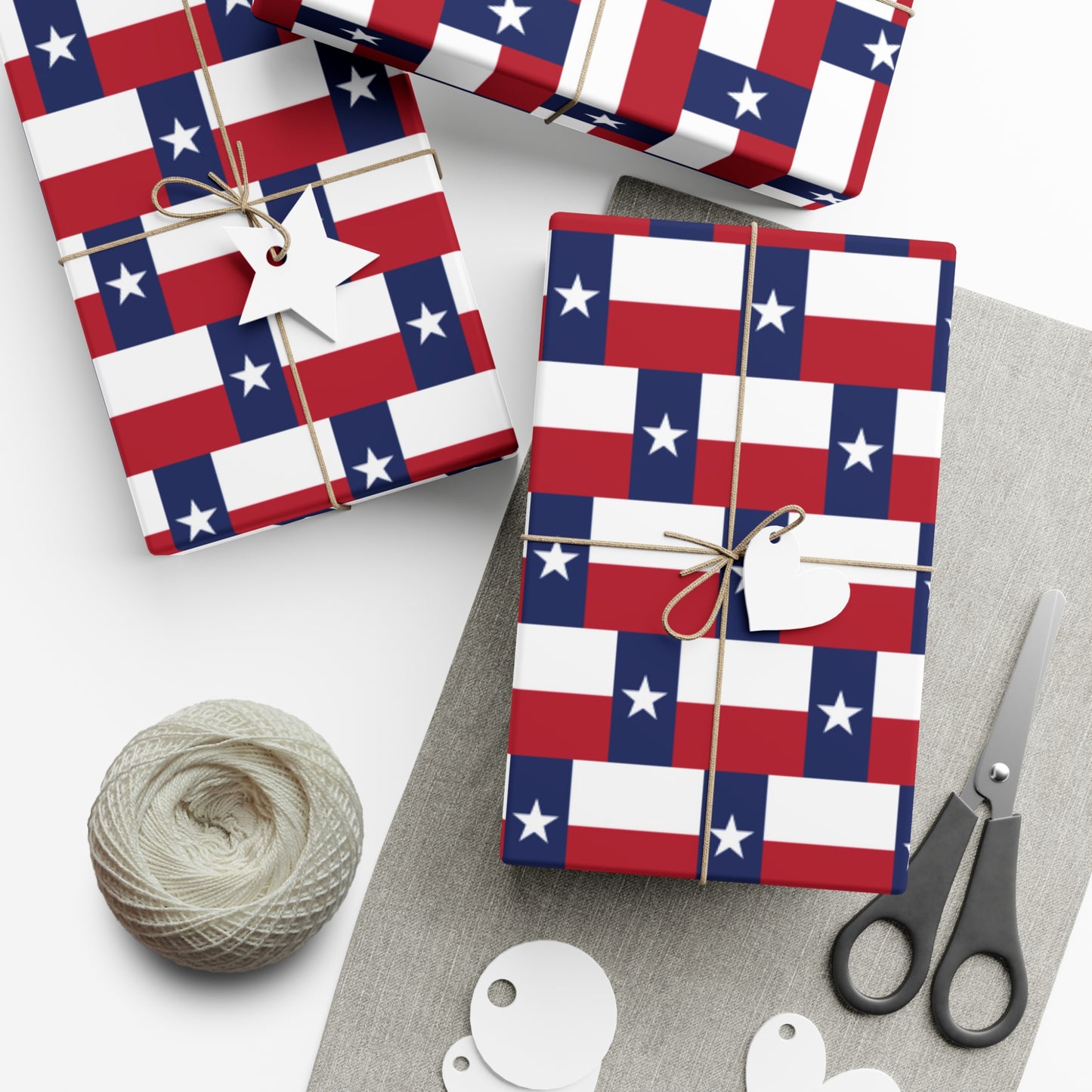 Texas Flag Gift Wrap Papers
