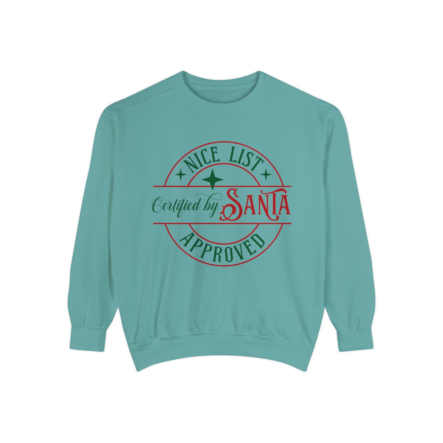 Nice List Unisex Garment-Dyed Sweatshirt