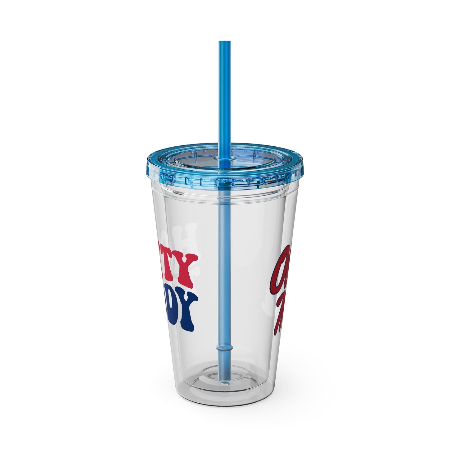 Ole Miss/Hotty Toddy Sunsplash Tumbler with Straw, 16oz