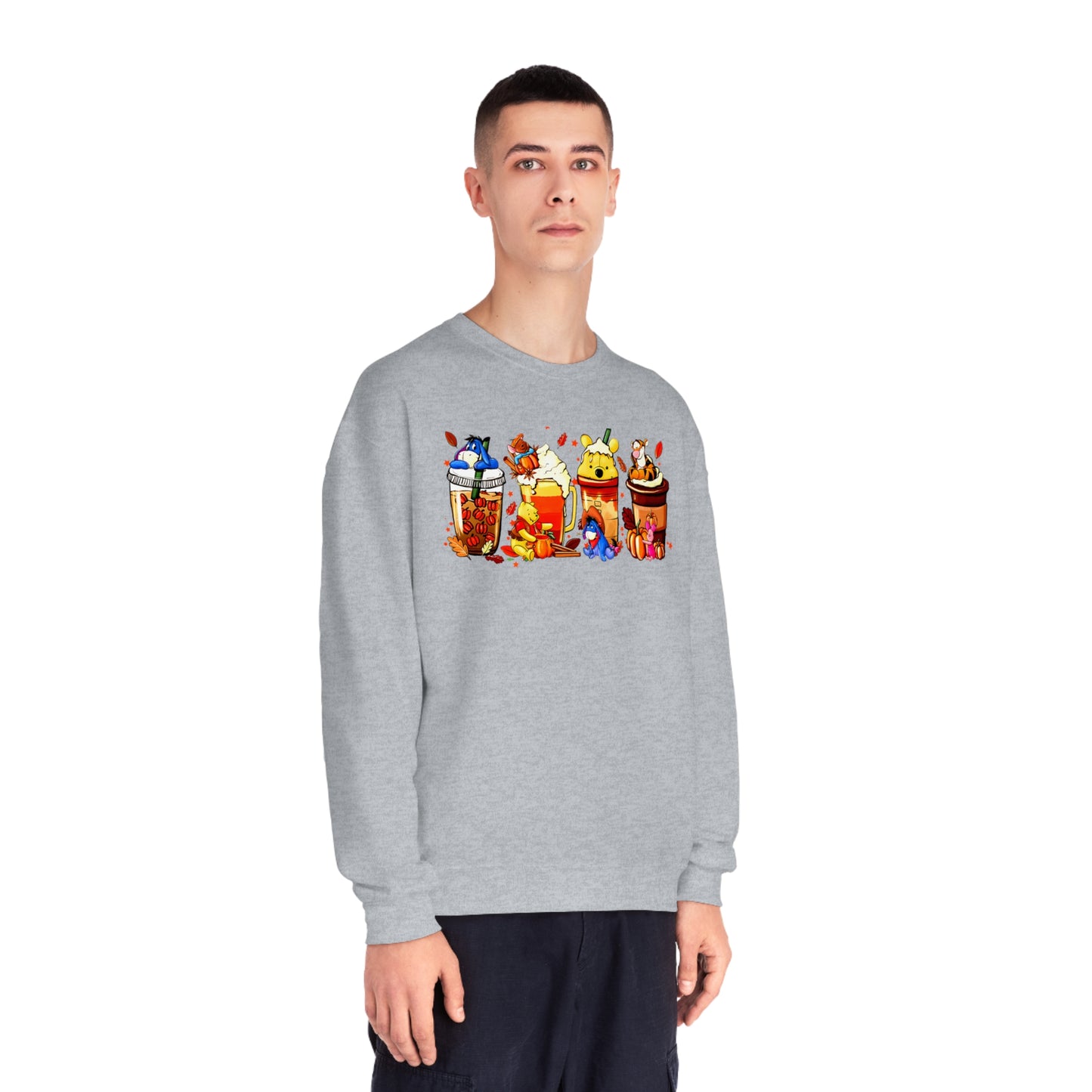 Pooh Bear Latte Unisex NuBlend® Crewneck Sweatshirt