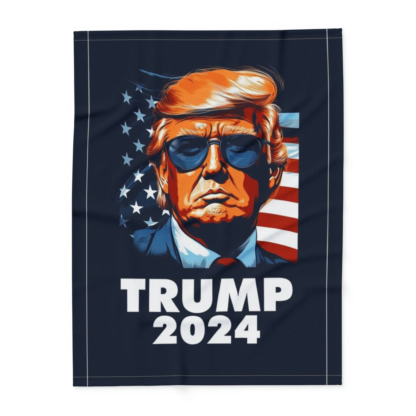 Trump 2024 Arctic Fleece Blanket