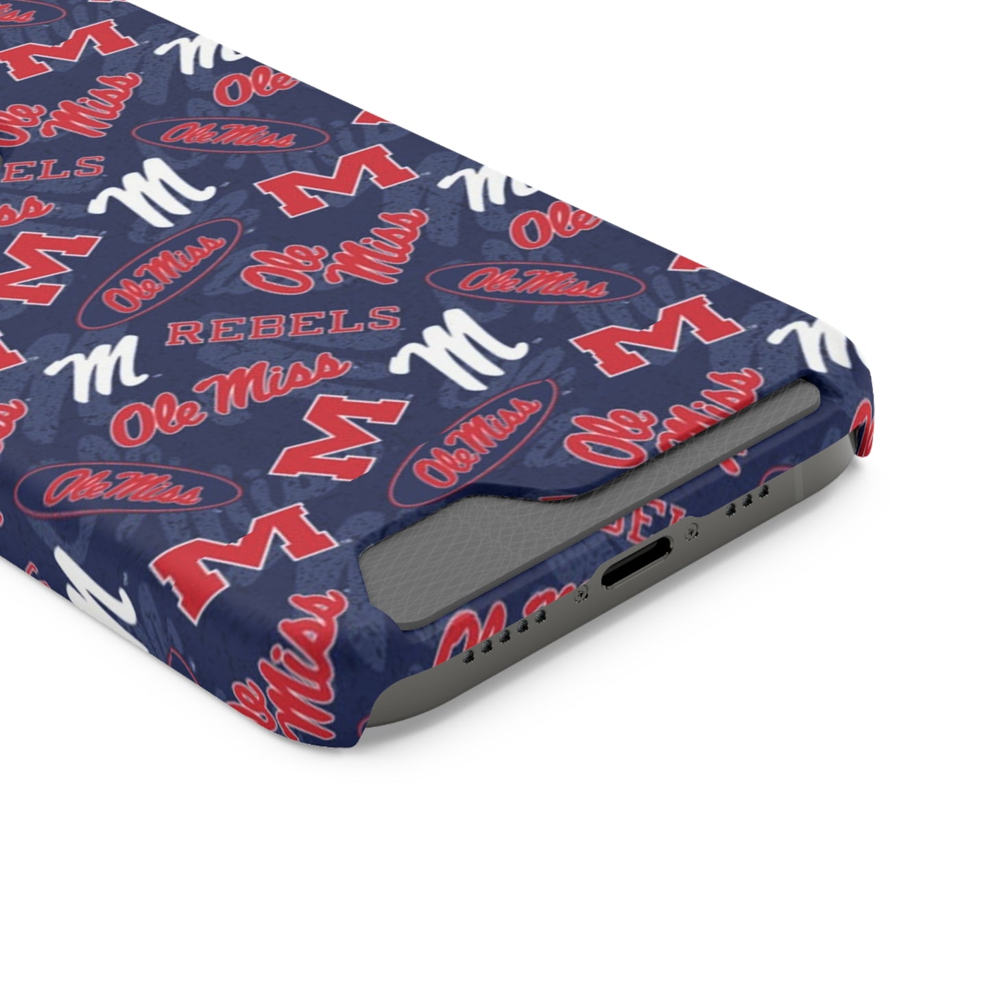 Ole Miss Phone Case With Card Holder