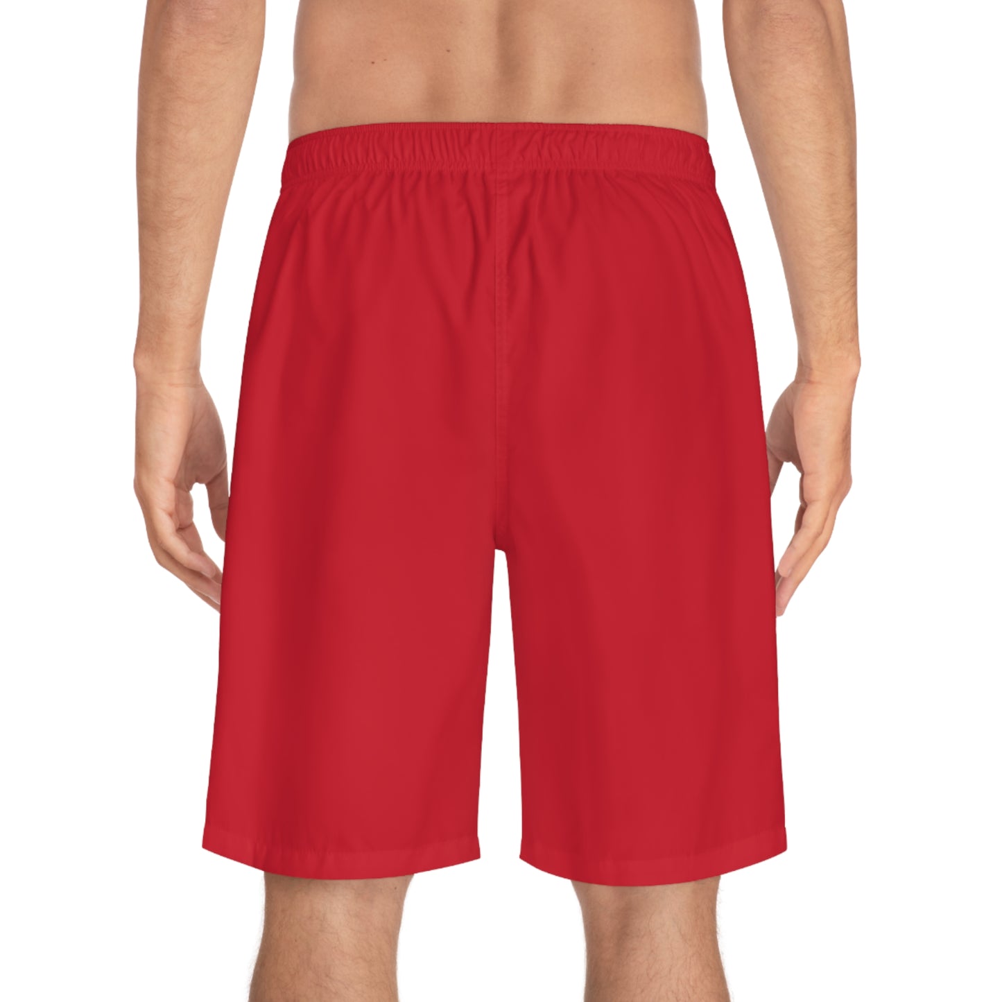 Ole Miss Rebels Men's Board Shorts (AOP) Red