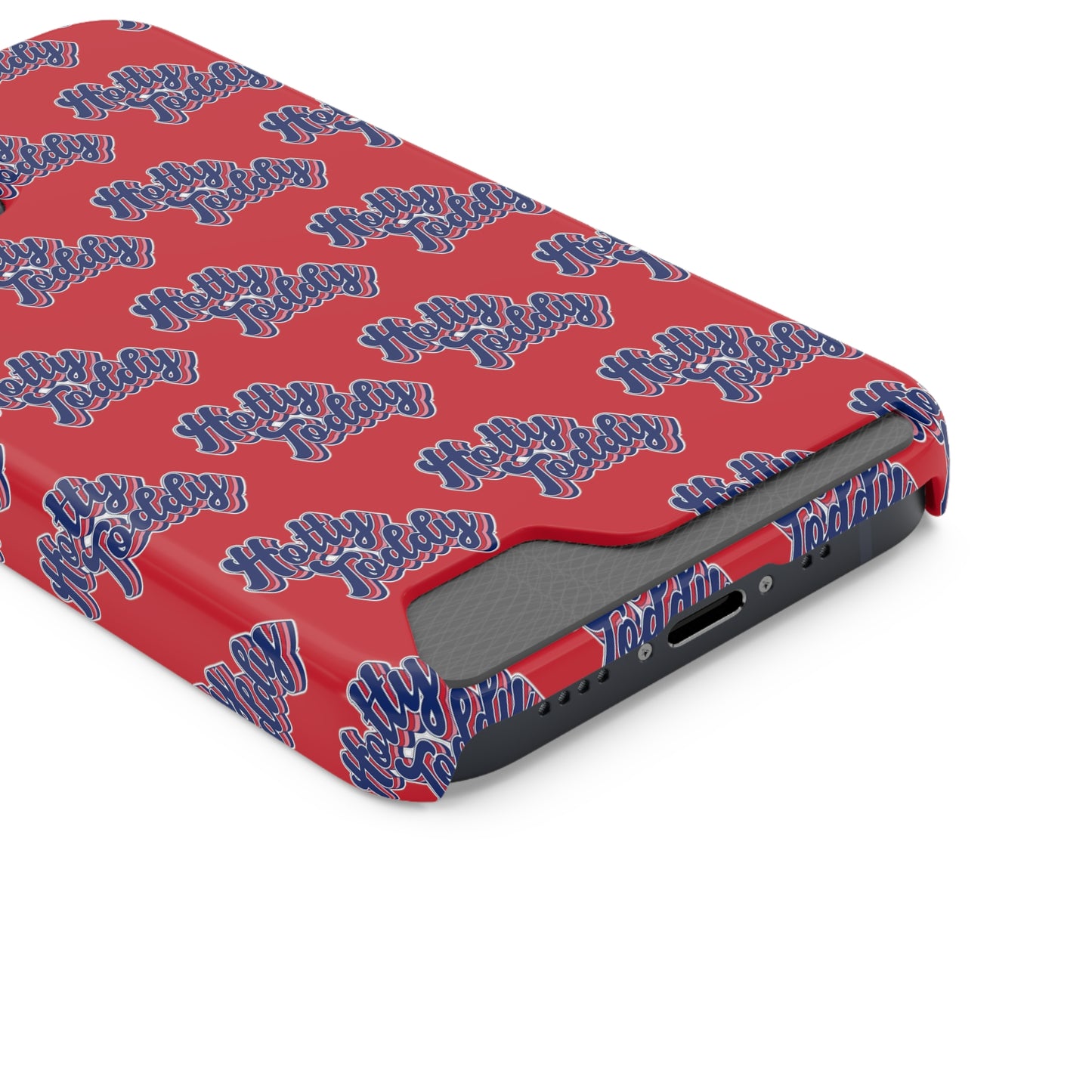 iPhone and Samsung Hotty Toddy (RED) Phone Case With Card Holder