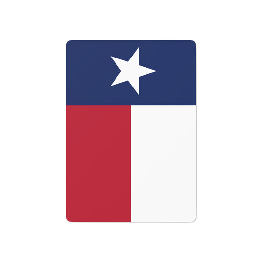 Texas State Flag Poker Cards