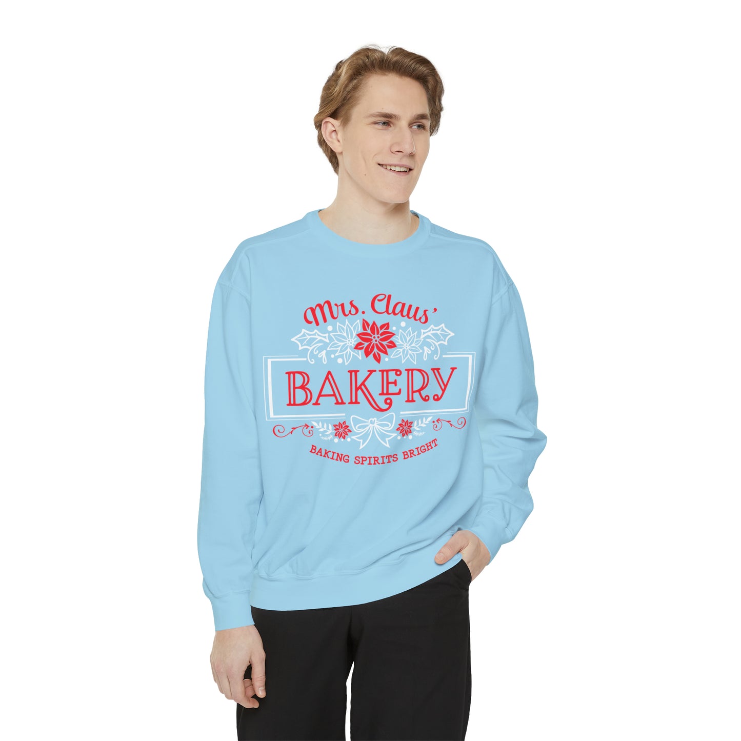 Mrs. Clause Bakery Unisex Garment-Dyed Sweatshirt