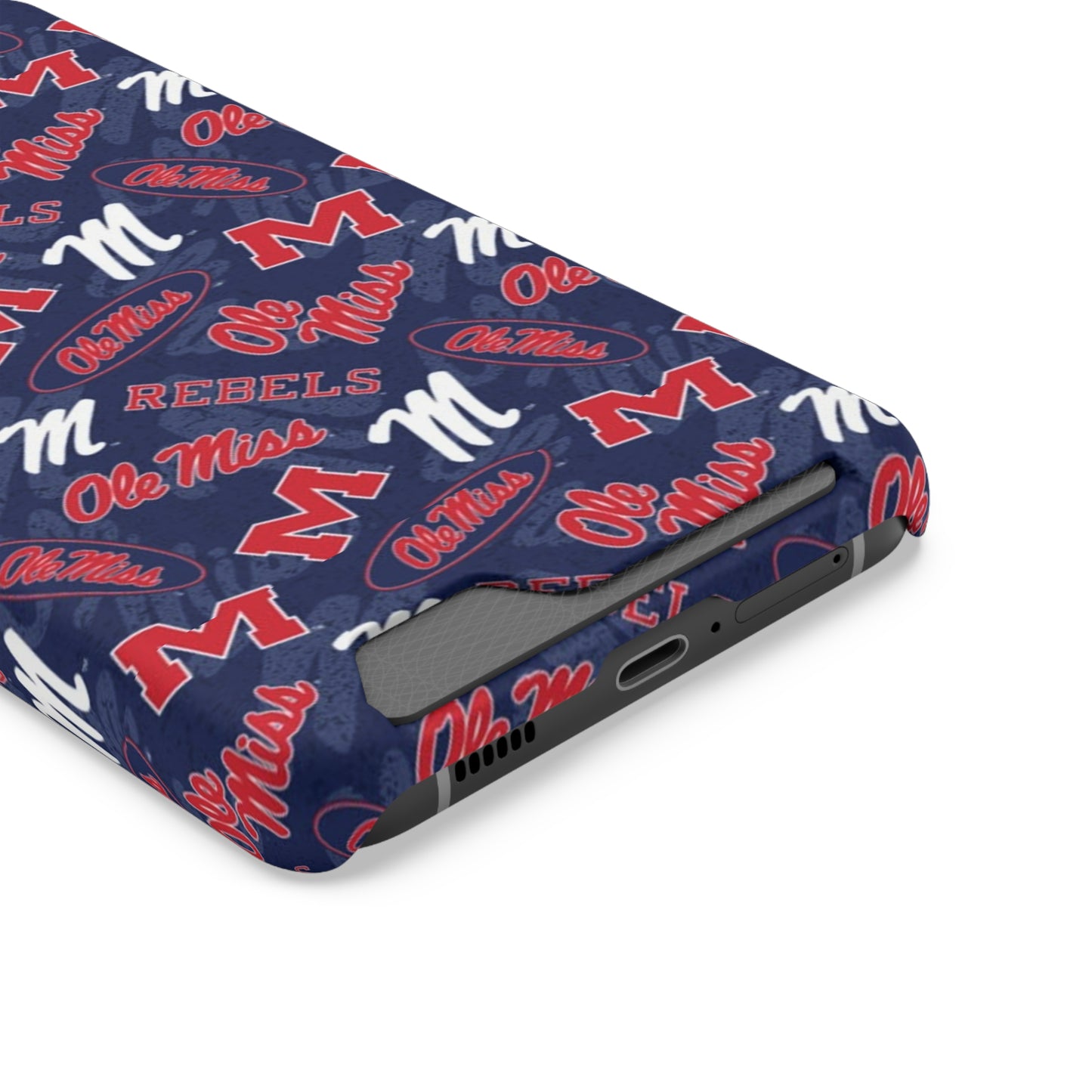 Ole Miss Phone Case With Card Holder