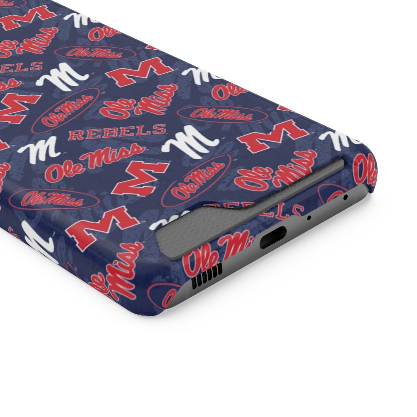 Ole Miss Phone Case With Card Holder