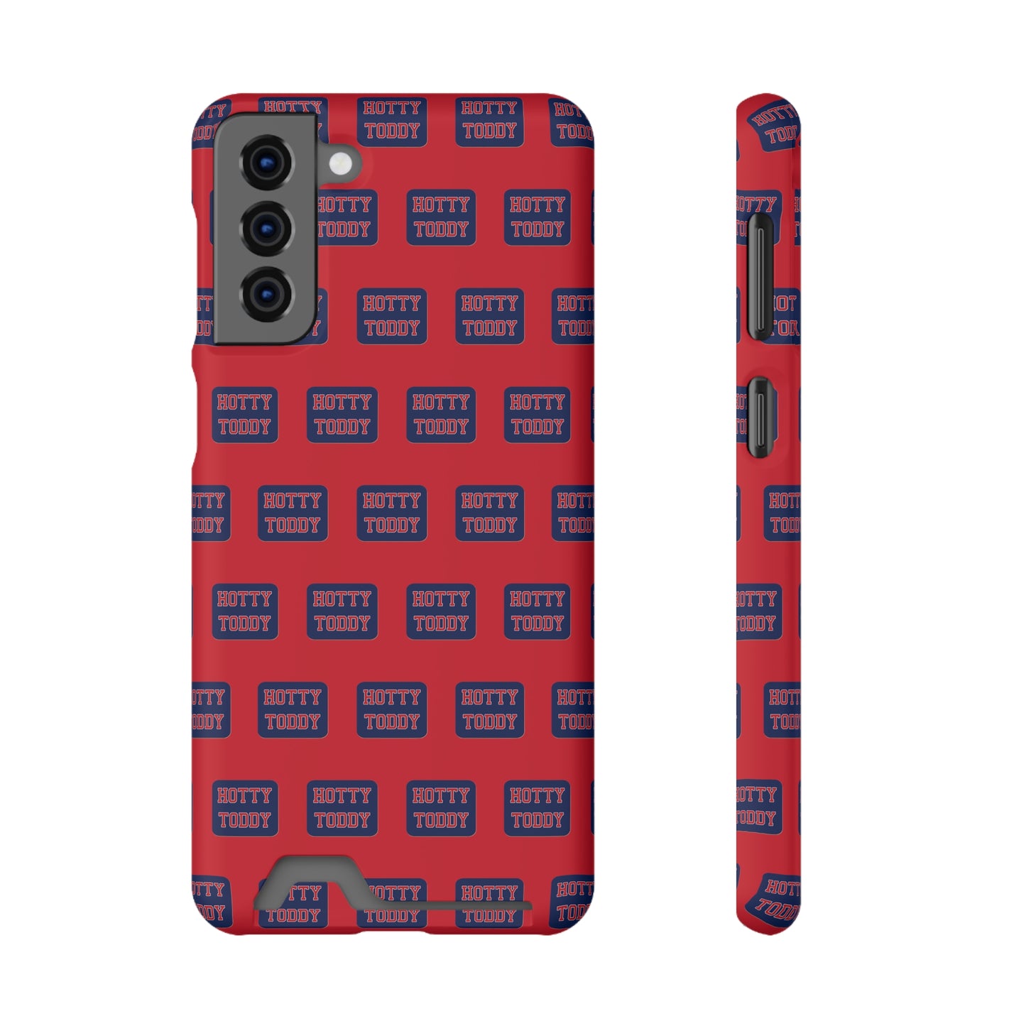 iPhone and Samsung Hotty Toddy (RED) Phone Case With Card Holder
