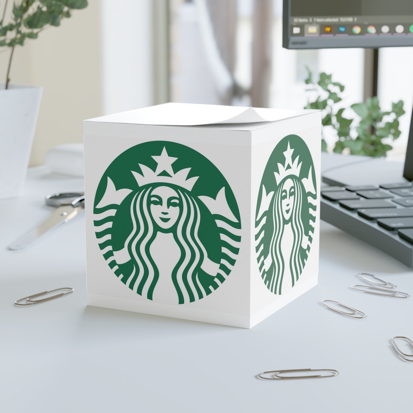 Starbucks Note Cube