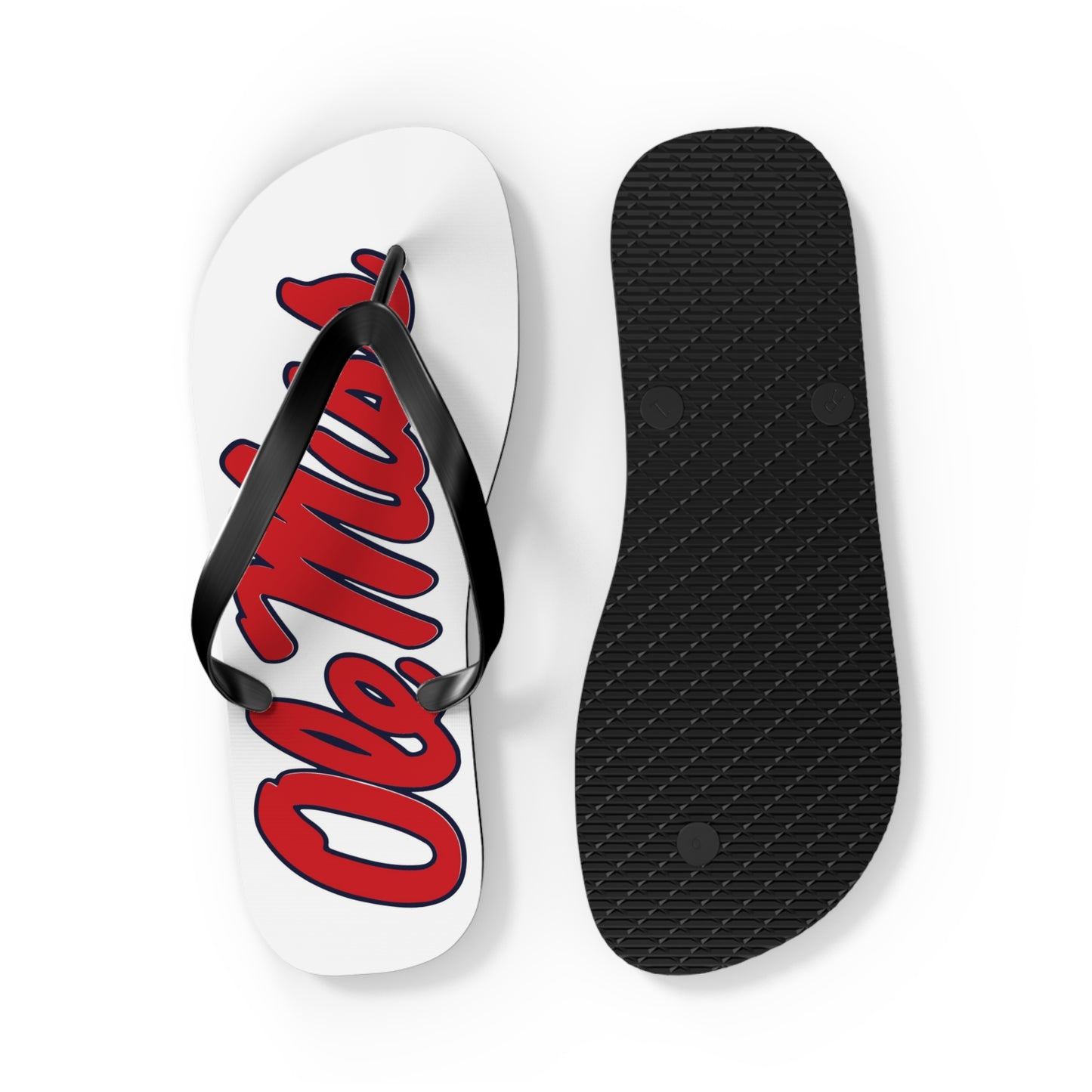 Ole Miss Flip Flops