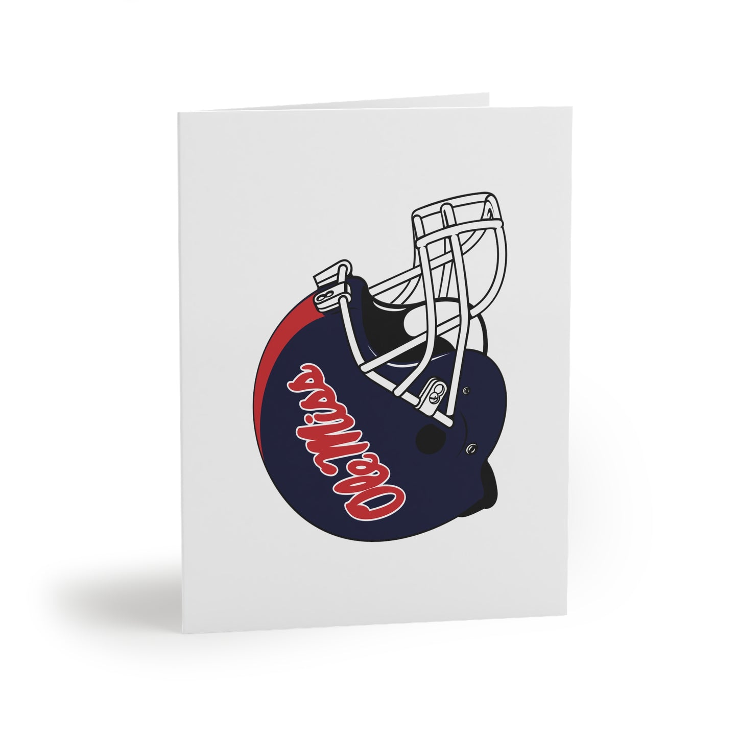 Ole Miss Football Helmet Greeting cards (8, 16, and 24 pcs)