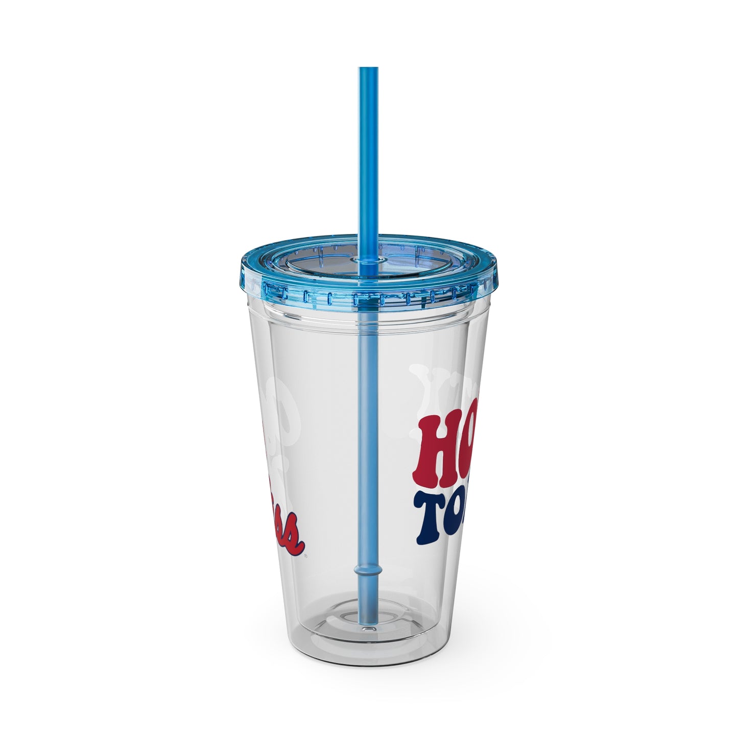 Ole Miss/Hotty Toddy Sunsplash Tumbler with Straw, 16oz