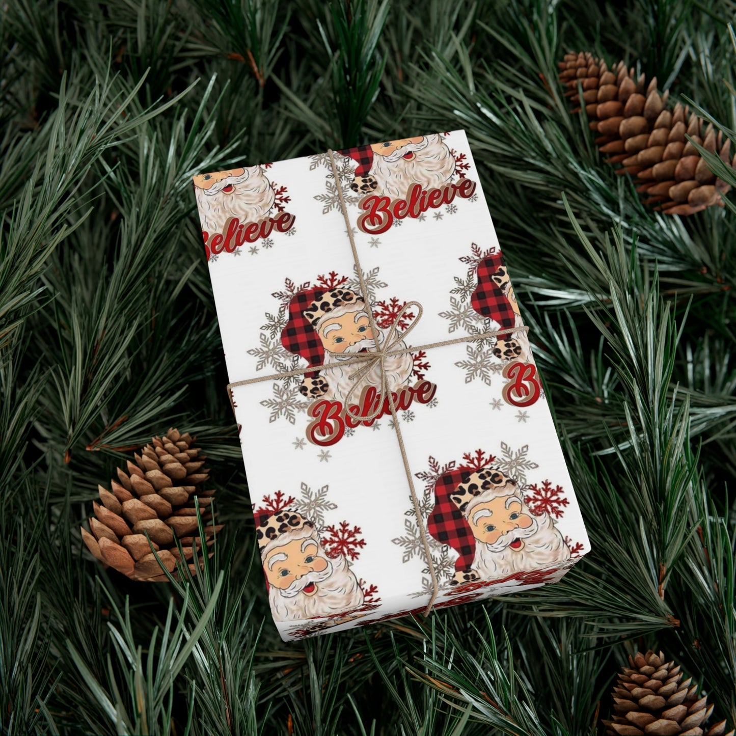 Santa Believe Gift Wrap Papers