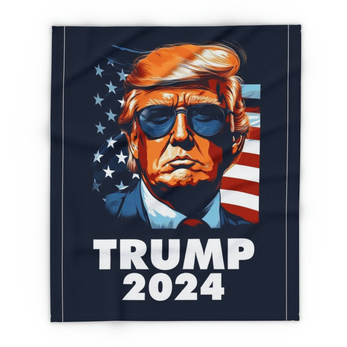 Trump 2024 Arctic Fleece Blanket