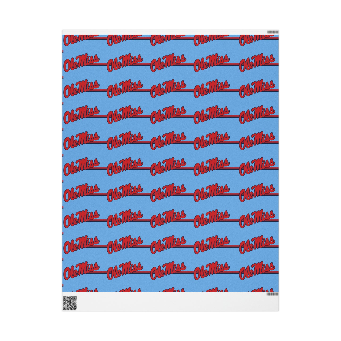 Ole Miss (Blue) Wrapping Paper