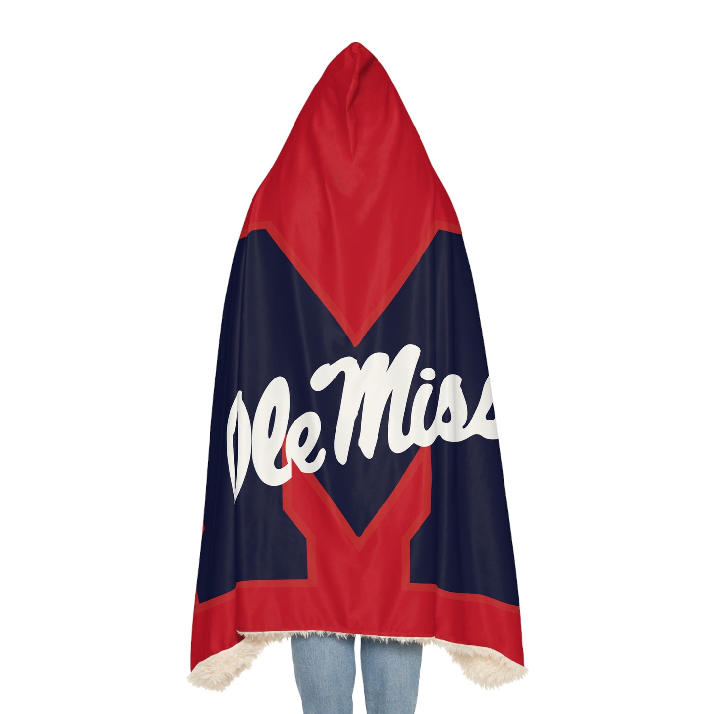 Ole Miss M Snuggle Blanket (Red)