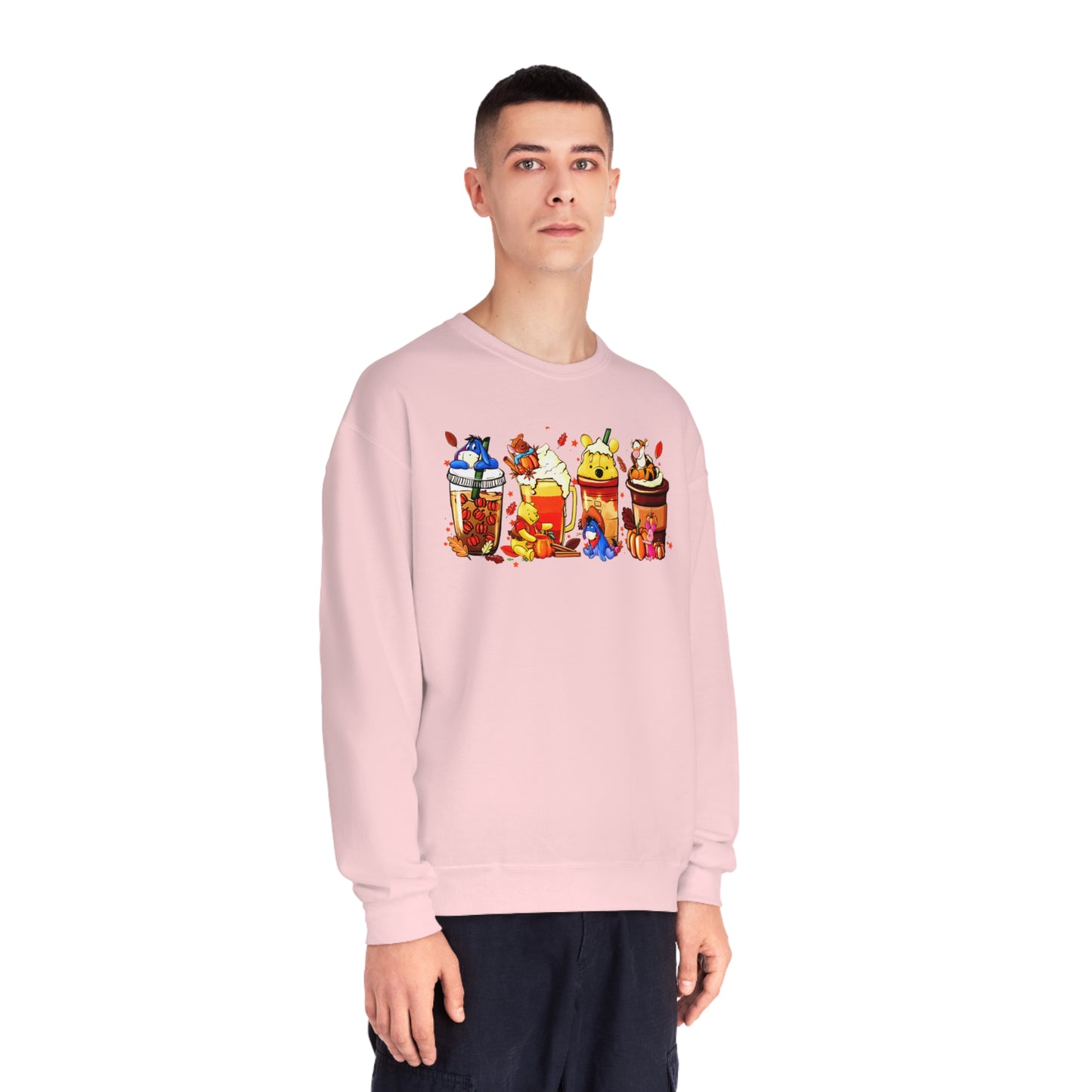 Pooh Bear Latte Unisex NuBlend® Crewneck Sweatshirt
