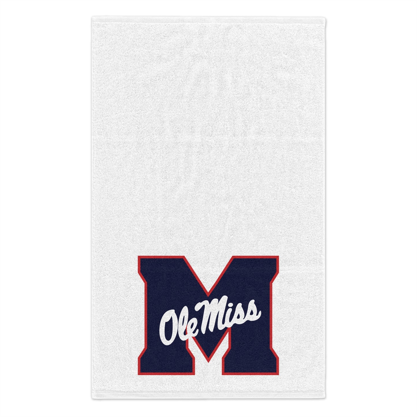 M Ole Miss Rally Towel, 11x18