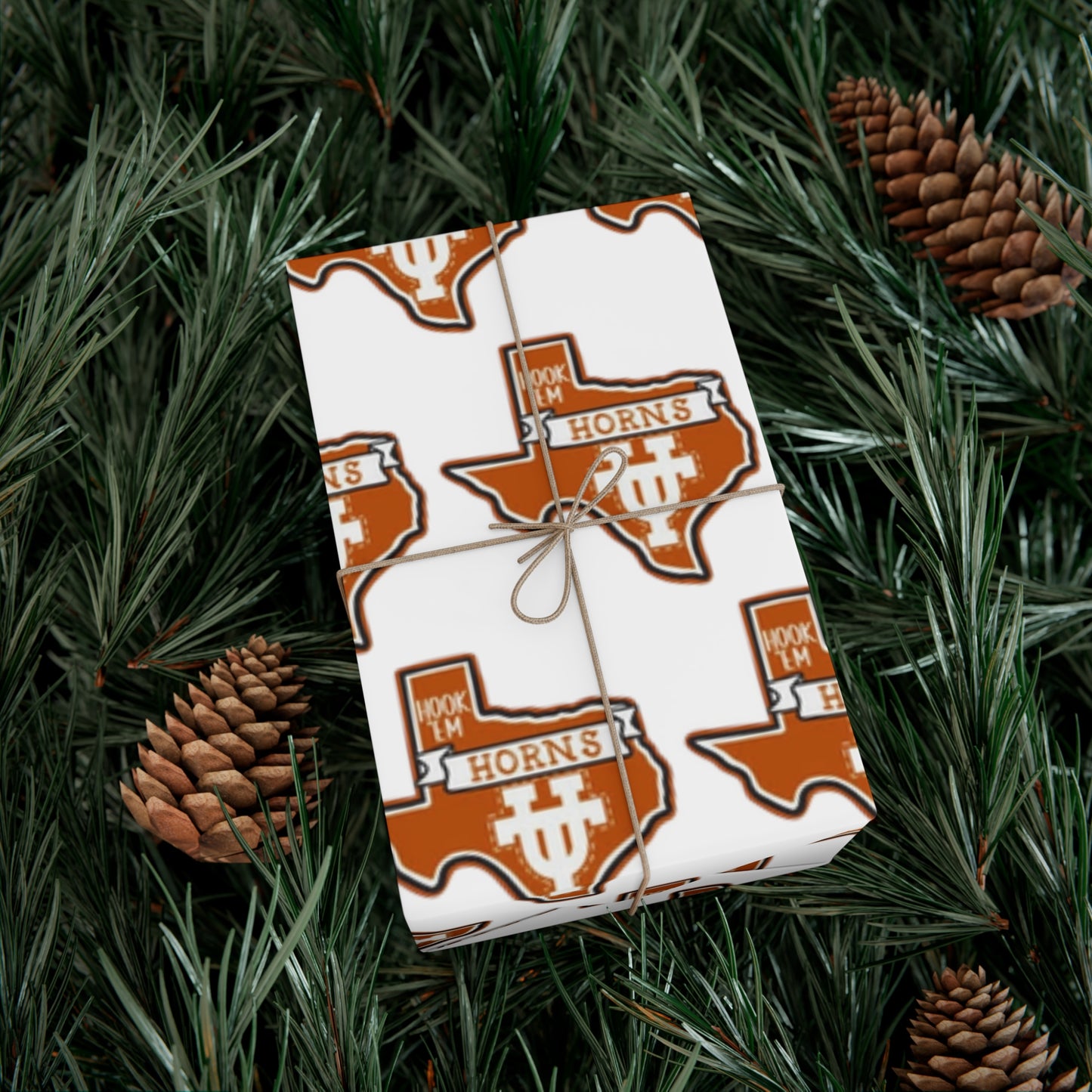 Hook em Horns UT Gift Wrap Papers