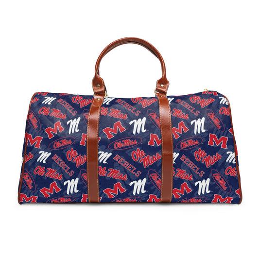 Ole Miss Waterproof Travel Bag