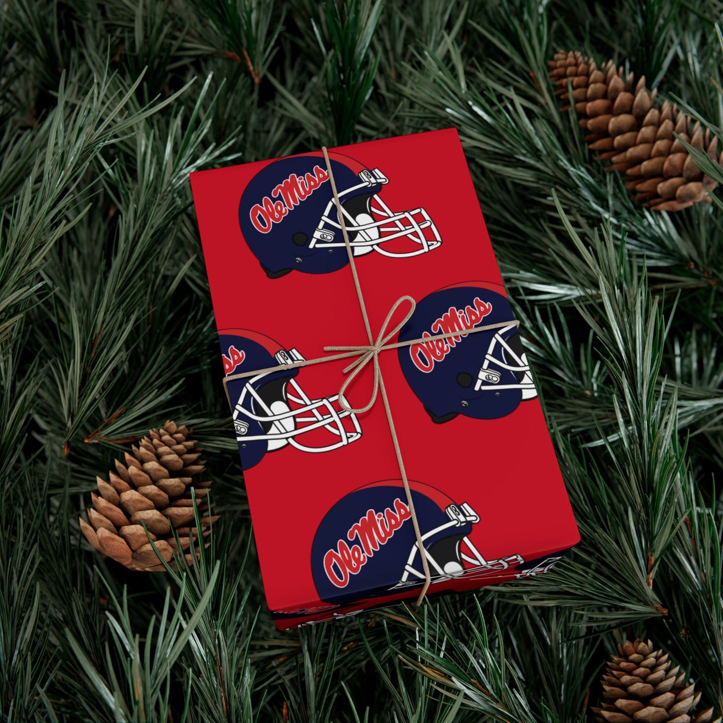 Ole Miss Football Gift Wrap Papers