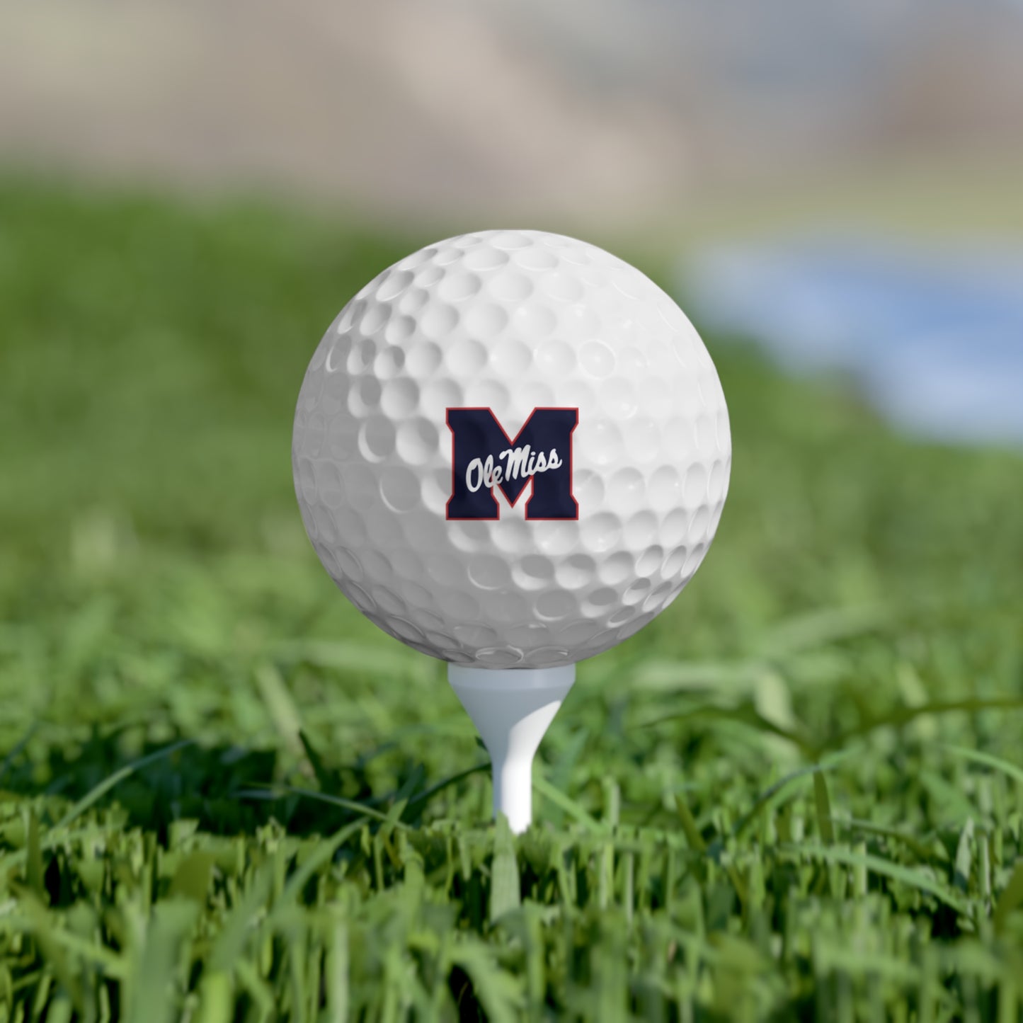 M Ole Miss Golf Balls, 6pcs