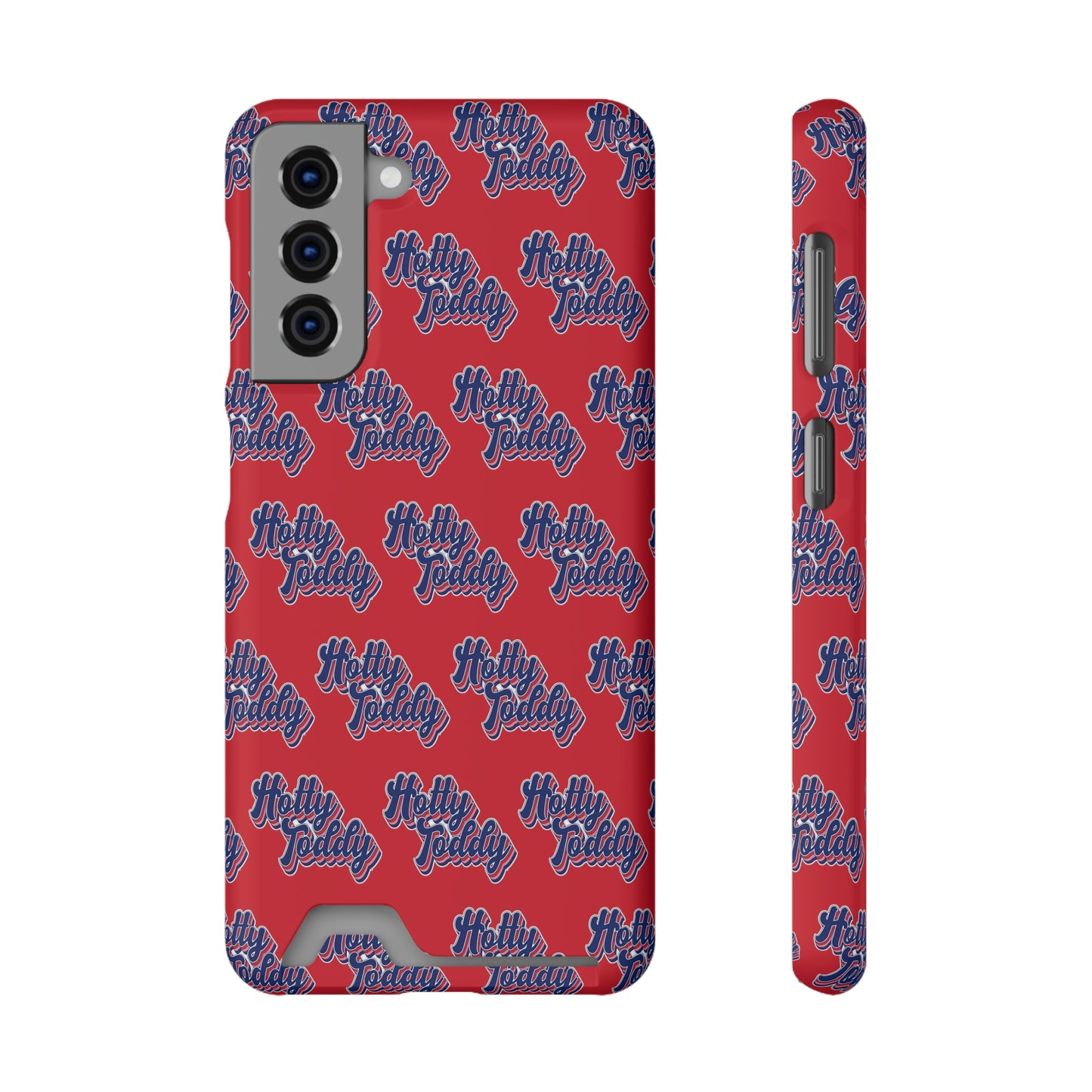 iPhone and Samsung Hotty Toddy (RED) Phone Case With Card Holder